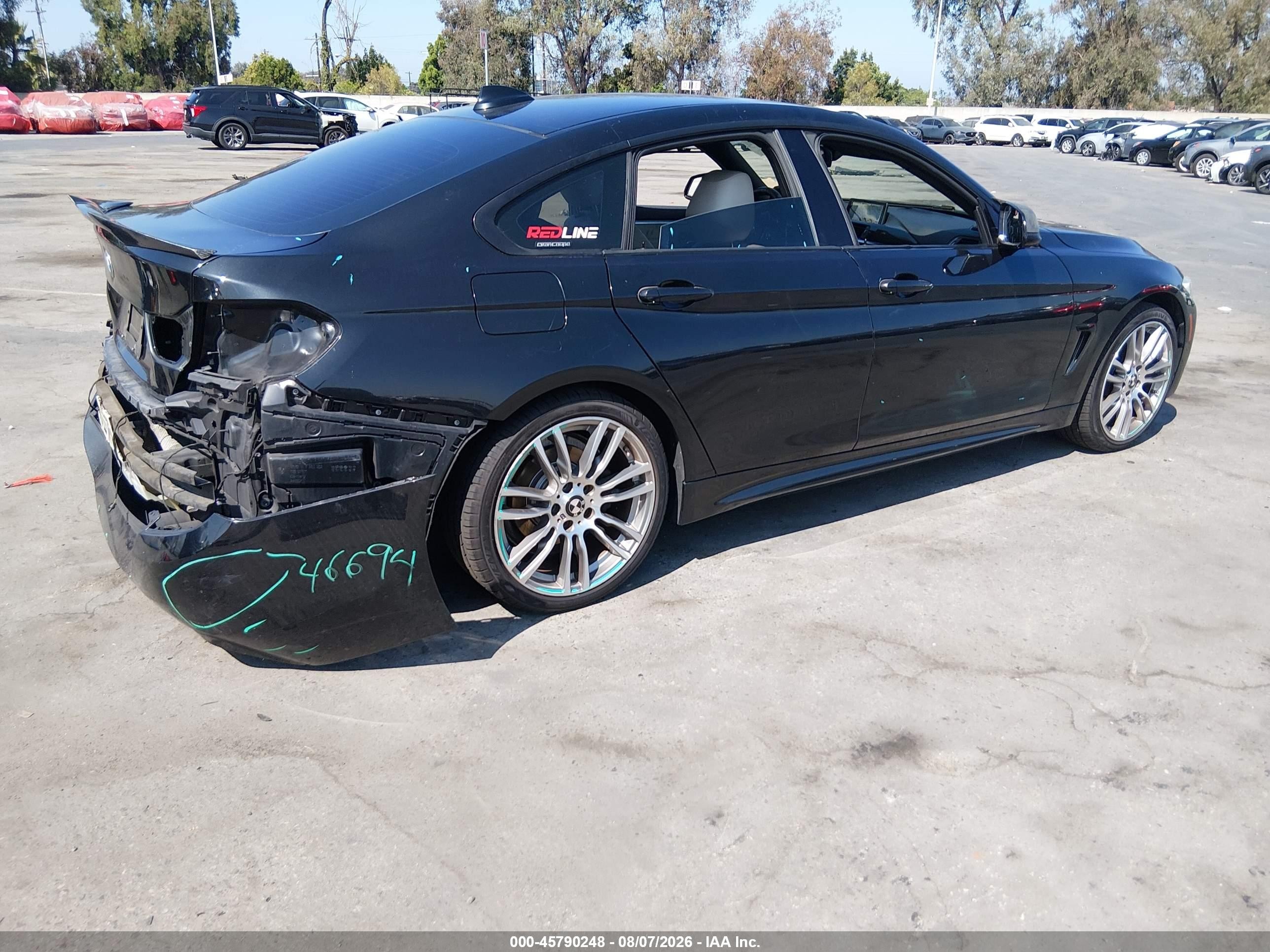 2015 Bmw 428 Gran Coupe   Black vin: WBA4A9C58FGL85153
