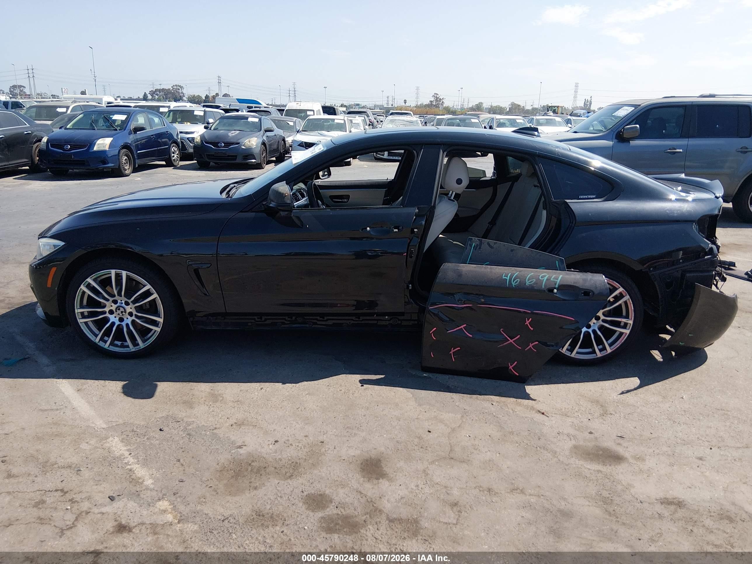 2015 Bmw 428 Gran Coupe   Black vin: WBA4A9C58FGL85153