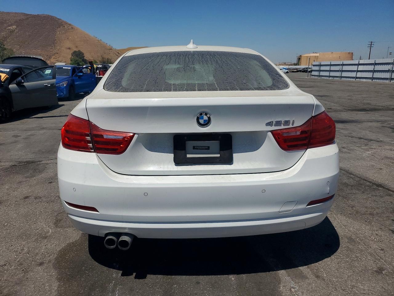 2015 Bmw 428 I Gran Coupe Sulev White vin: WBA4A9C58FGL85959