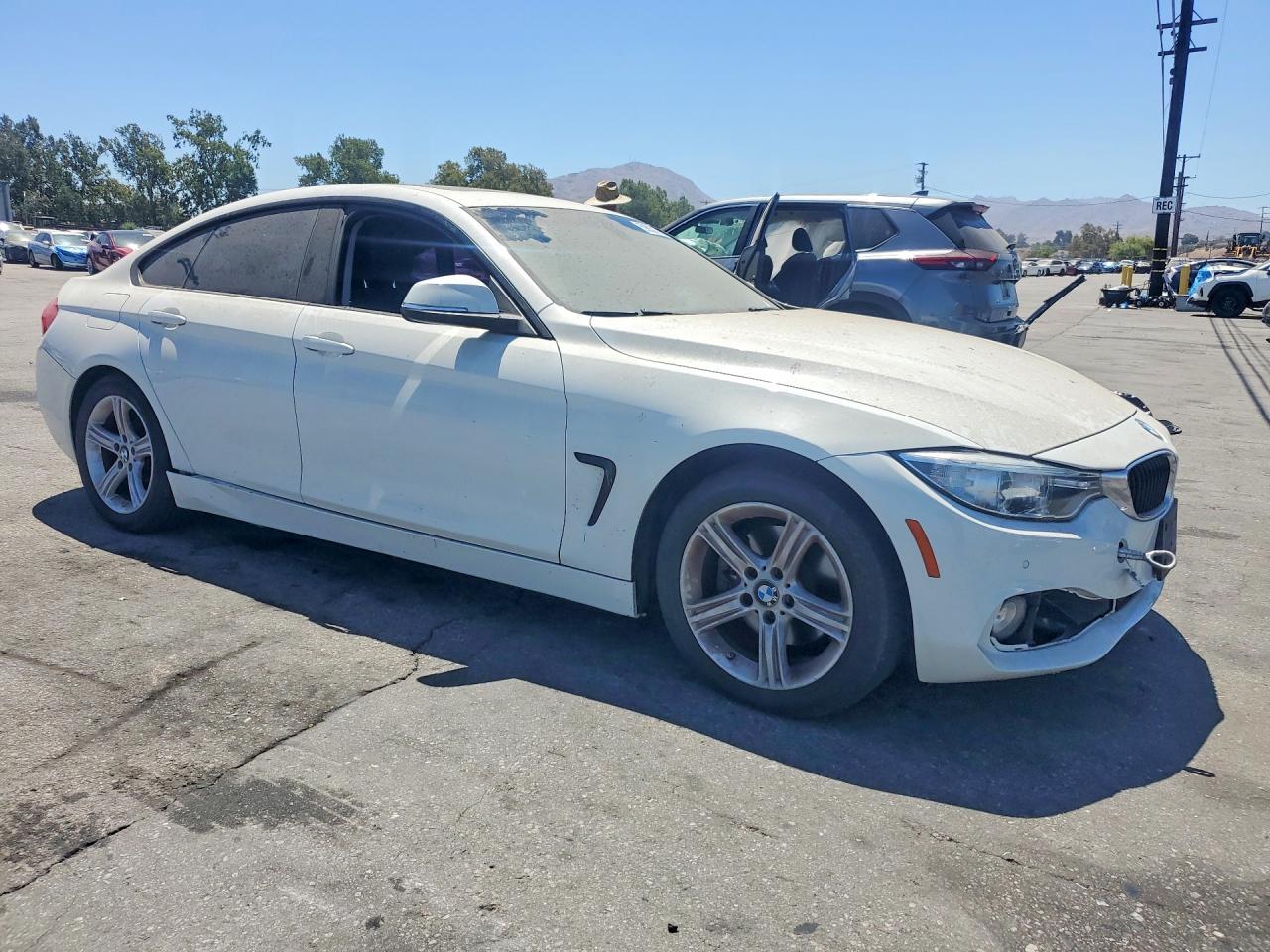 2015 Bmw 428 I Gran Coupe Sulev White vin: WBA4A9C58FGL85959