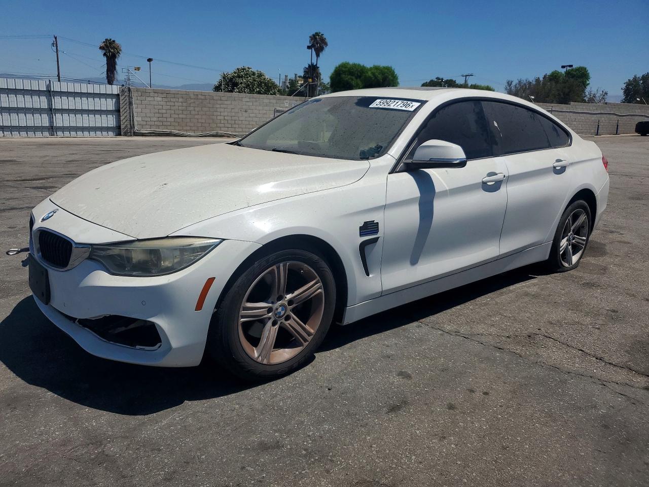 2015 Bmw 428 I Gran Coupe Sulev White vin: WBA4A9C58FGL85959