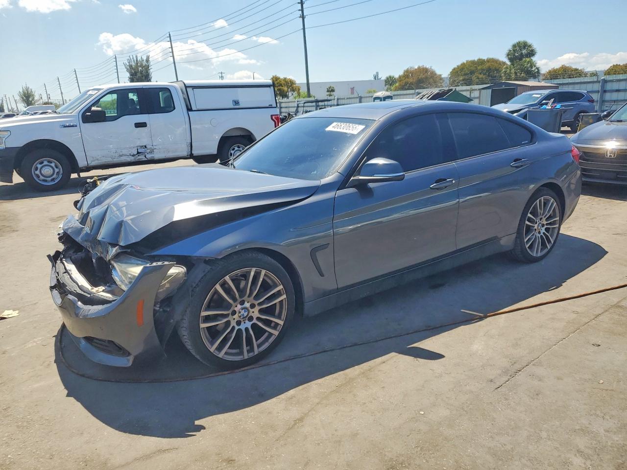 2015 Bmw 428 I Gran Coupe Sulev Gray vin: WBA4A9C59FGL87042