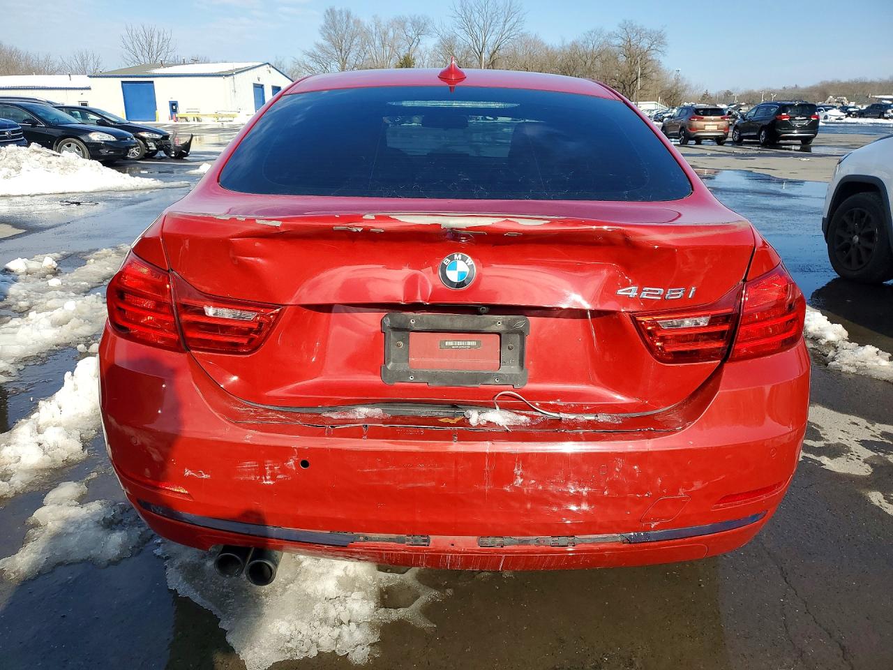 2015 Bmw 428 I Gran Coupe Sulev Red vin: WBA4A9C59FGL87185