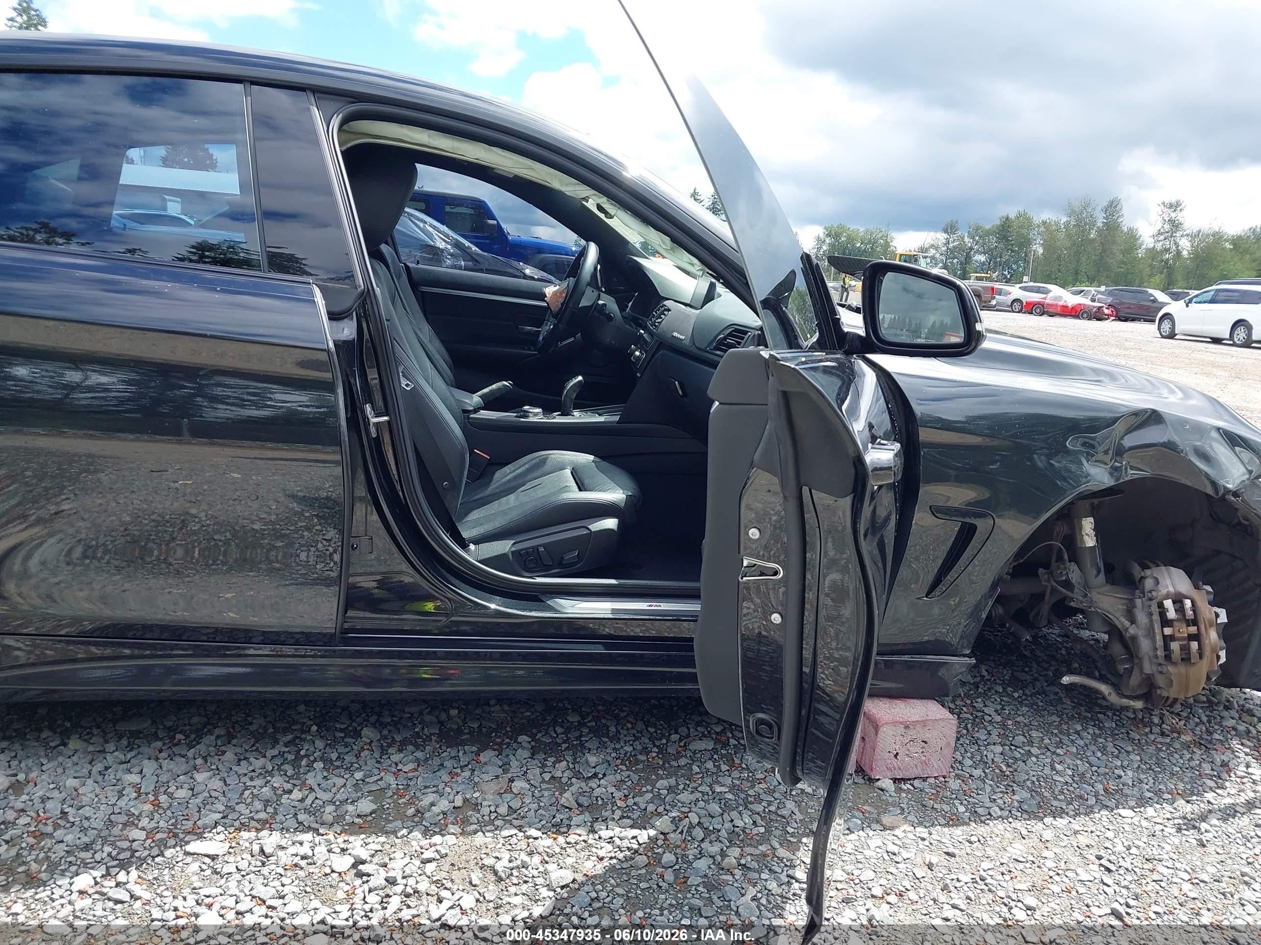 2015 Bmw 435i Gran Coupe   Black vin: WBA4B1C50FG241546