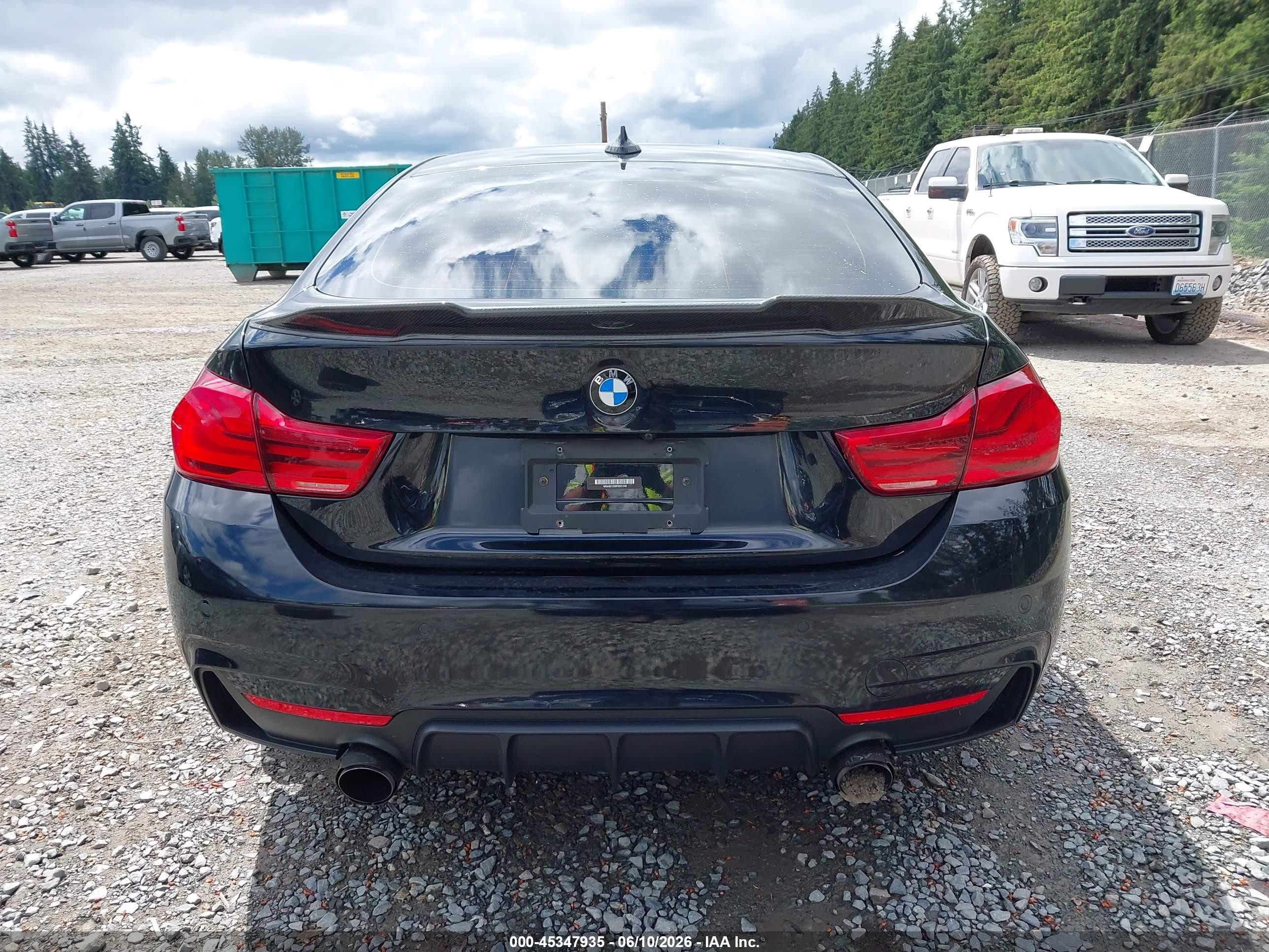 2015 Bmw 435i Gran Coupe   Black vin: WBA4B1C50FG241546
