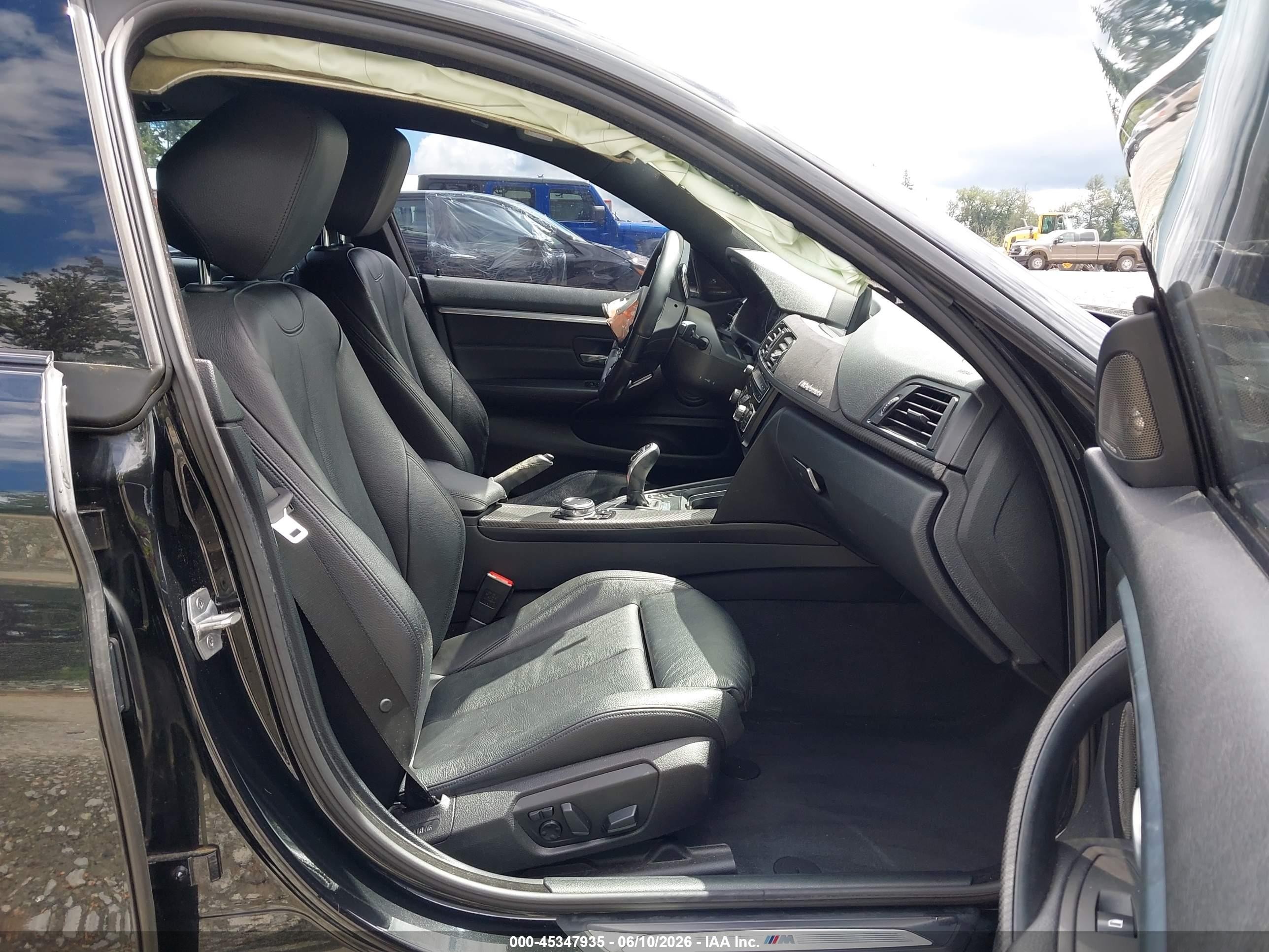 2015 Bmw 435i Gran Coupe   Black vin: WBA4B1C50FG241546