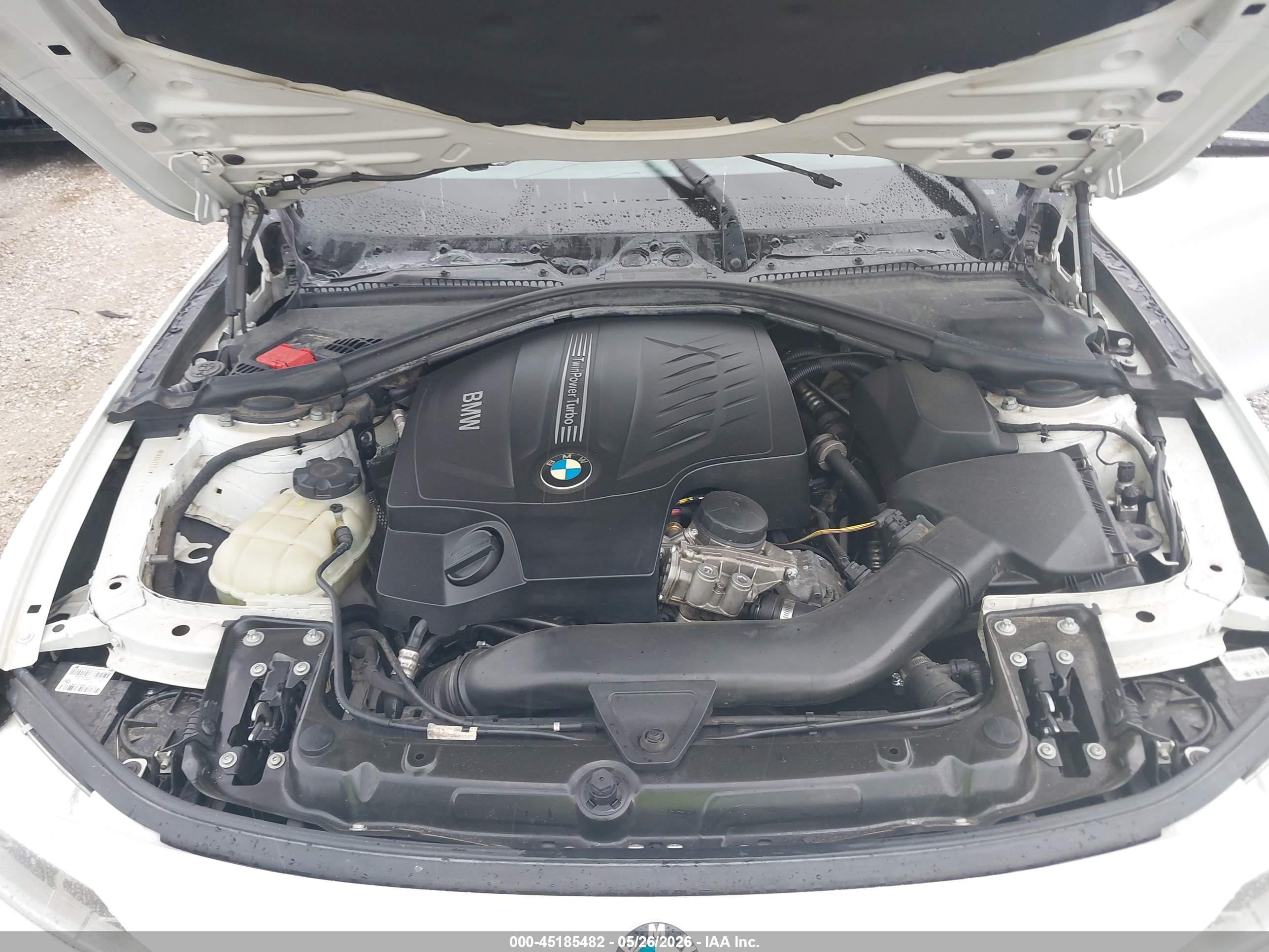2015 Bmw 435i Gran Coupe   White vin: WBA4B1C51FD418090