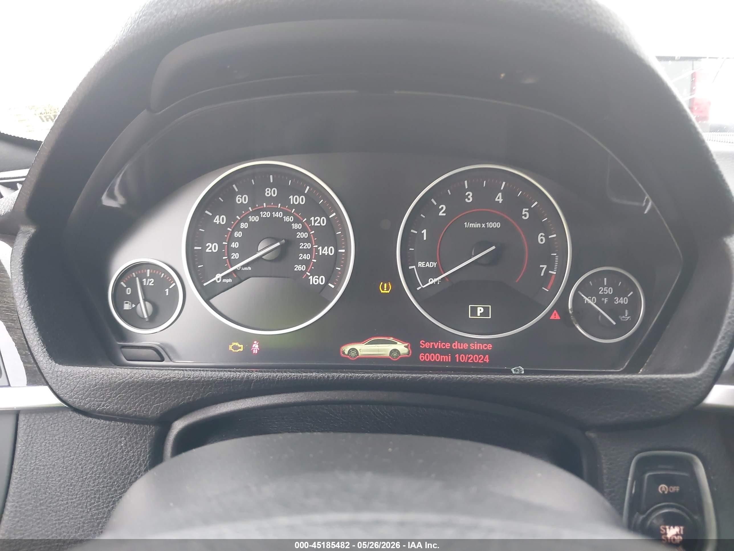 2015 Bmw 435i Gran Coupe   White vin: WBA4B1C51FD418090