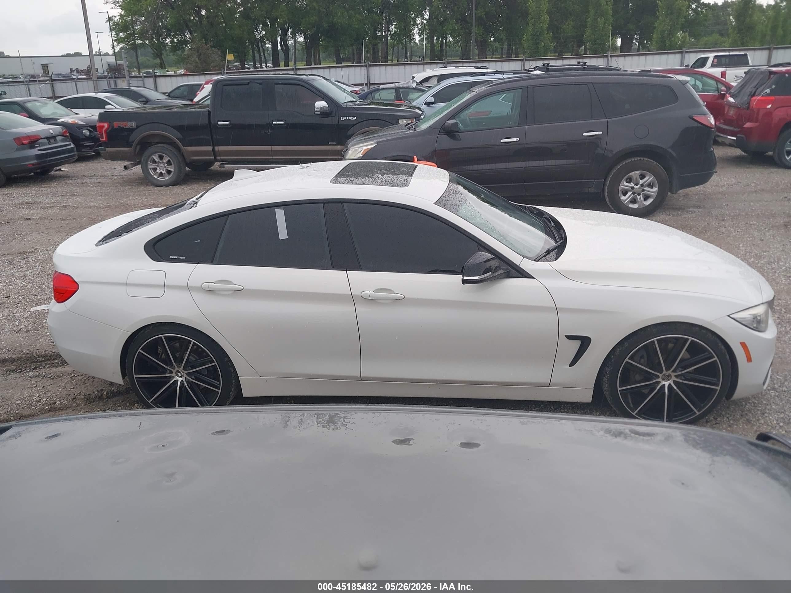 2015 Bmw 435i Gran Coupe   White vin: WBA4B1C51FD418090