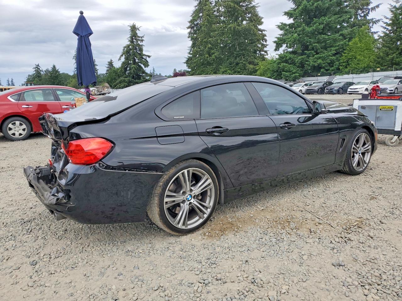 2015 Bmw 435 I Gran Coupe Charcoal vin: WBA4B1C51FD955543