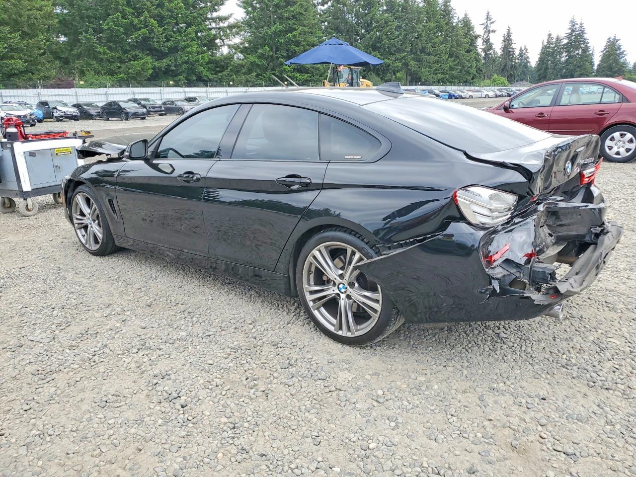 2015 Bmw 435 I Gran Coupe Charcoal vin: WBA4B1C51FD955543