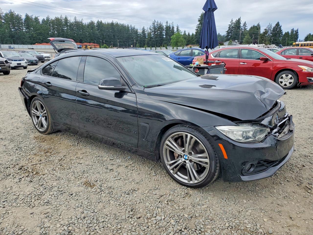 2015 Bmw 435 I Gran Coupe Charcoal vin: WBA4B1C51FD955543