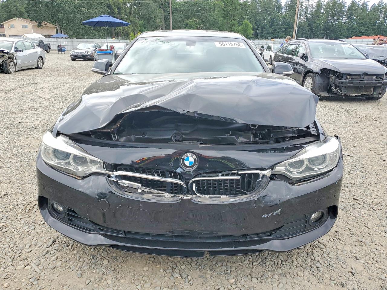 2015 Bmw 435 I Gran Coupe Charcoal vin: WBA4B1C51FD955543