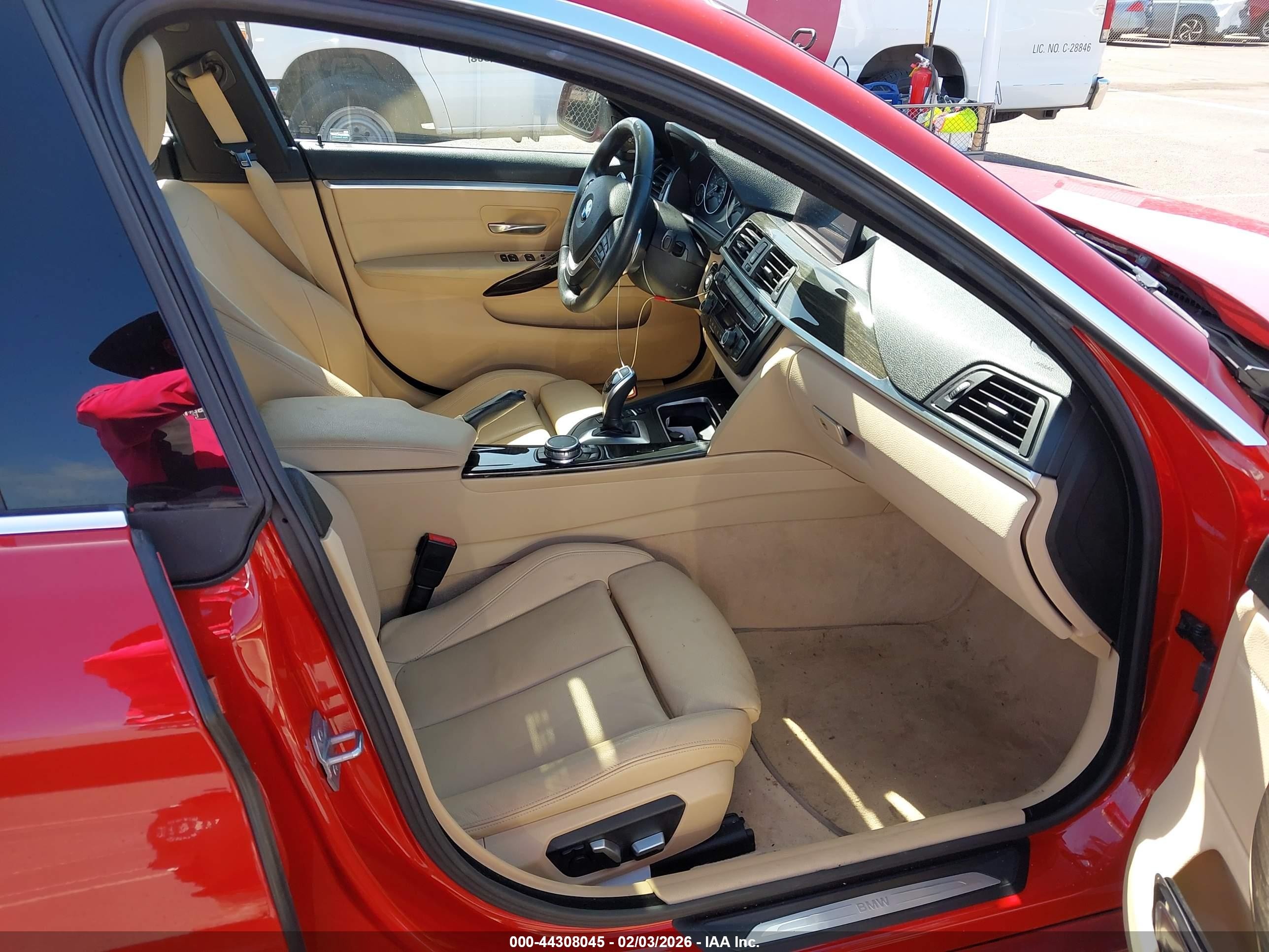 2016 Bmw 435i Gran Coupe   Красный vin: WBA4B1C51GG242495