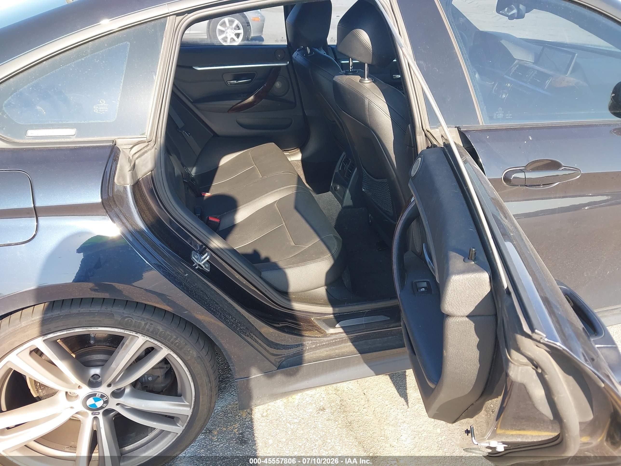 2015 Bmw 435i Gran Coupe   Black vin: WBA4B1C52FD418048