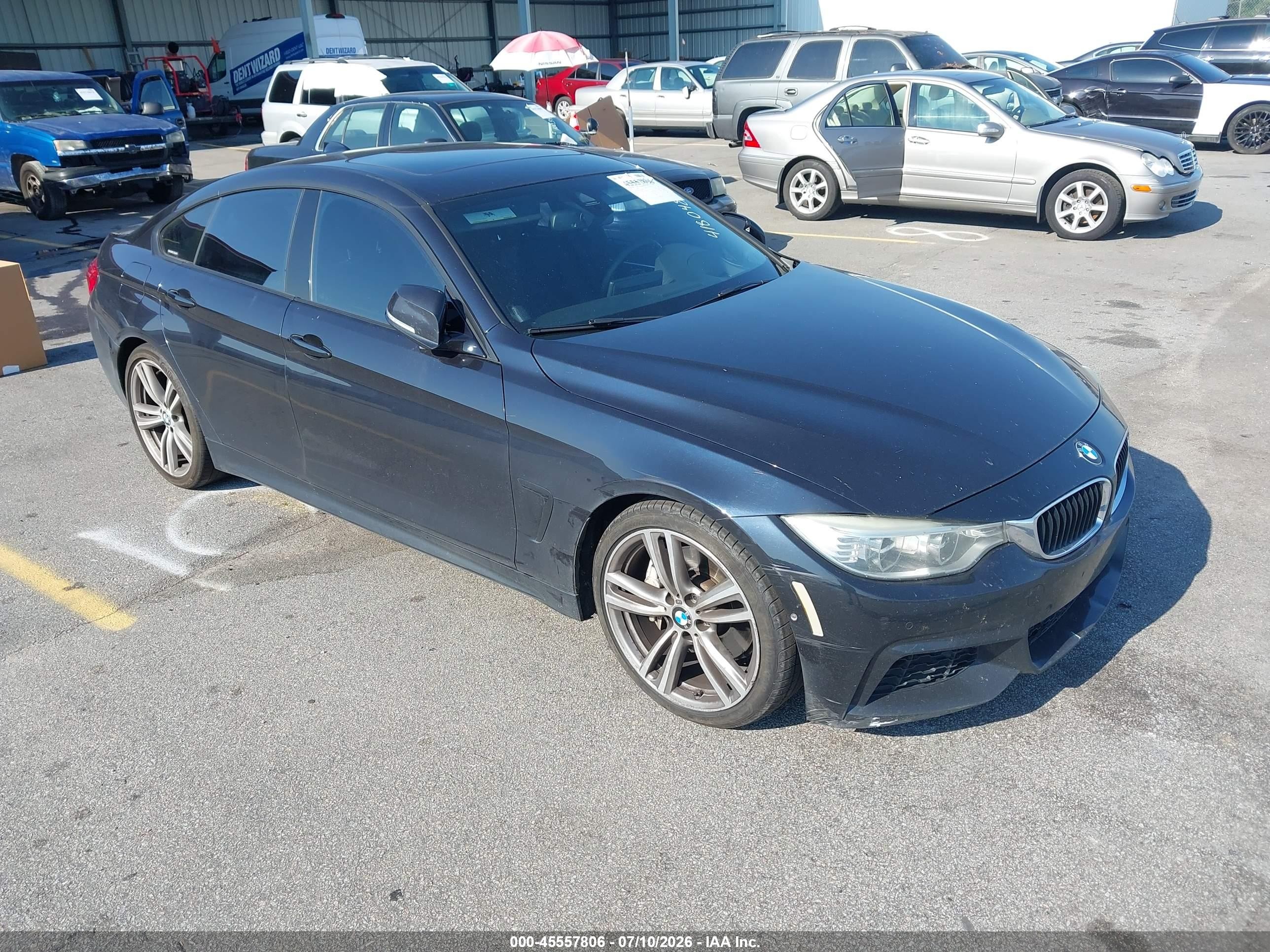 2015 Bmw 435i Gran Coupe   Black vin: WBA4B1C52FD418048