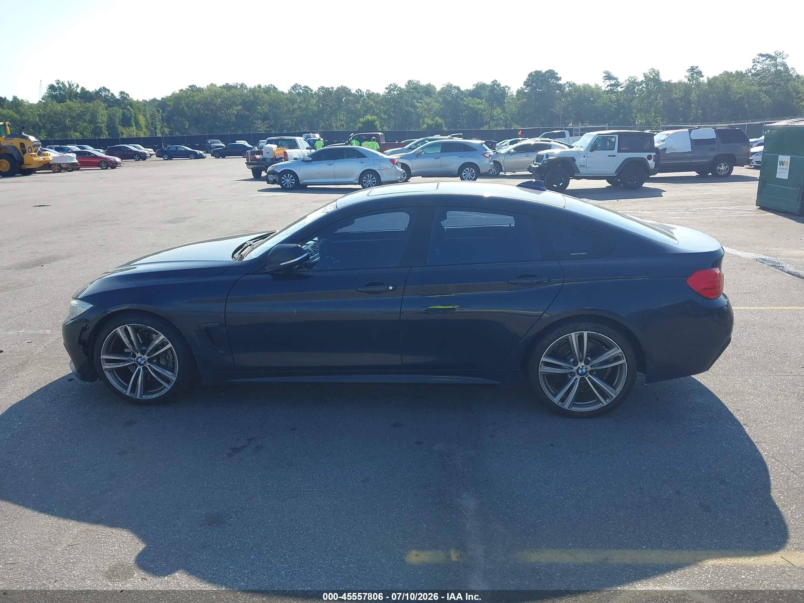 2015 Bmw 435i Gran Coupe   Black vin: WBA4B1C52FD418048