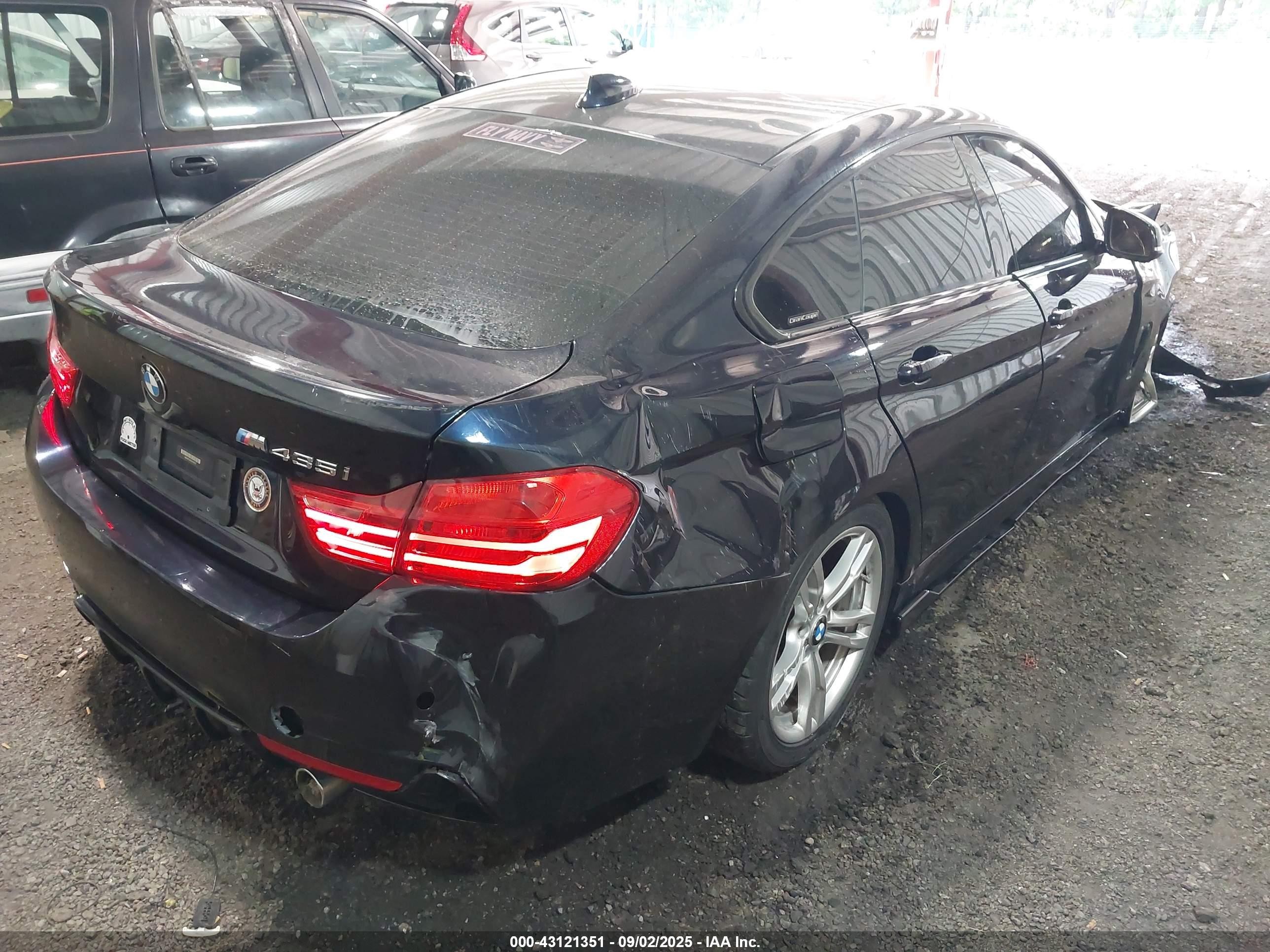 2015 Bmw 435i Gran Coupe Blue vin: WBA4B1C52FD418373