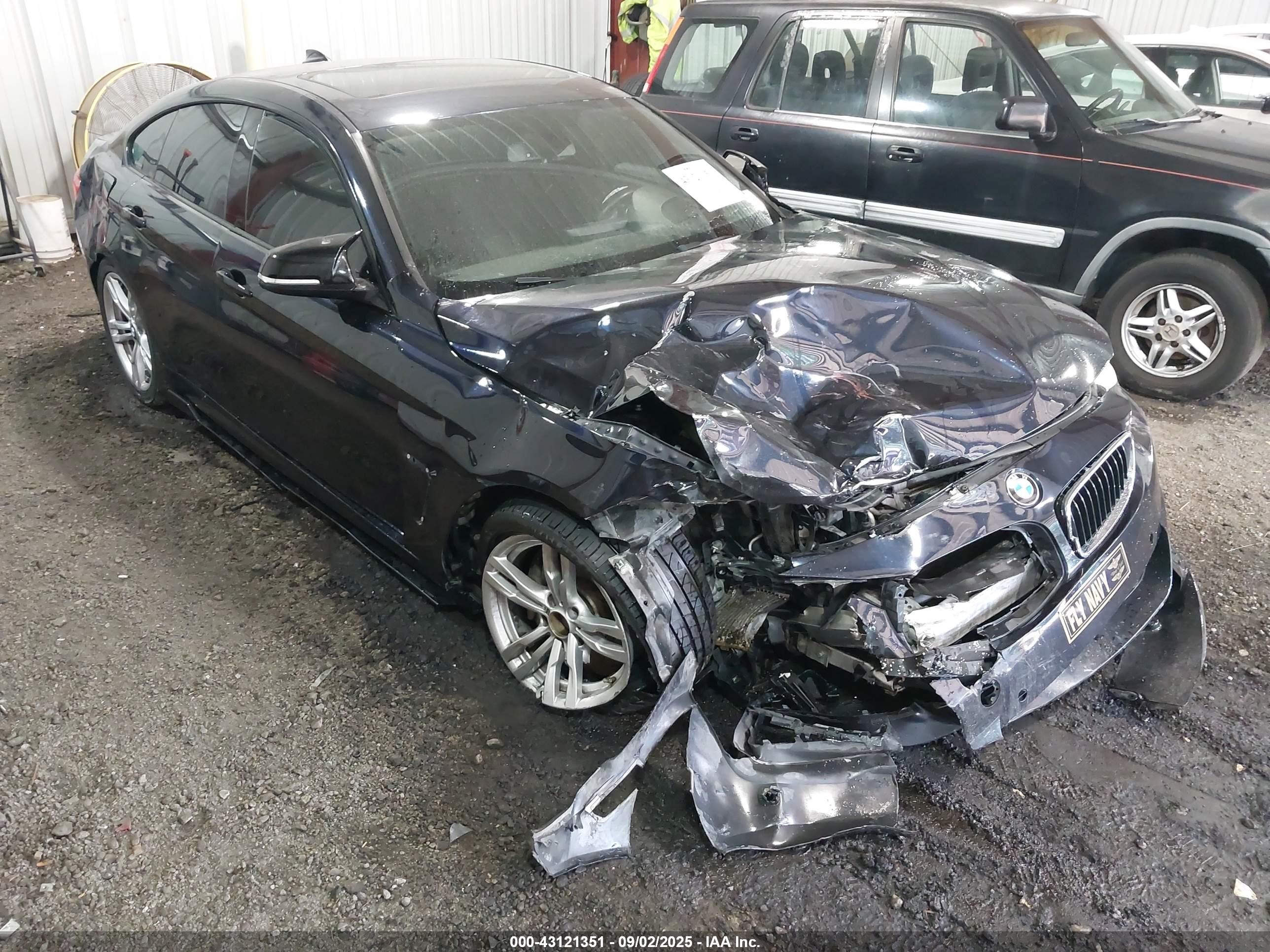 2015 Bmw 435i Gran Coupe Blue vin: WBA4B1C52FD418373