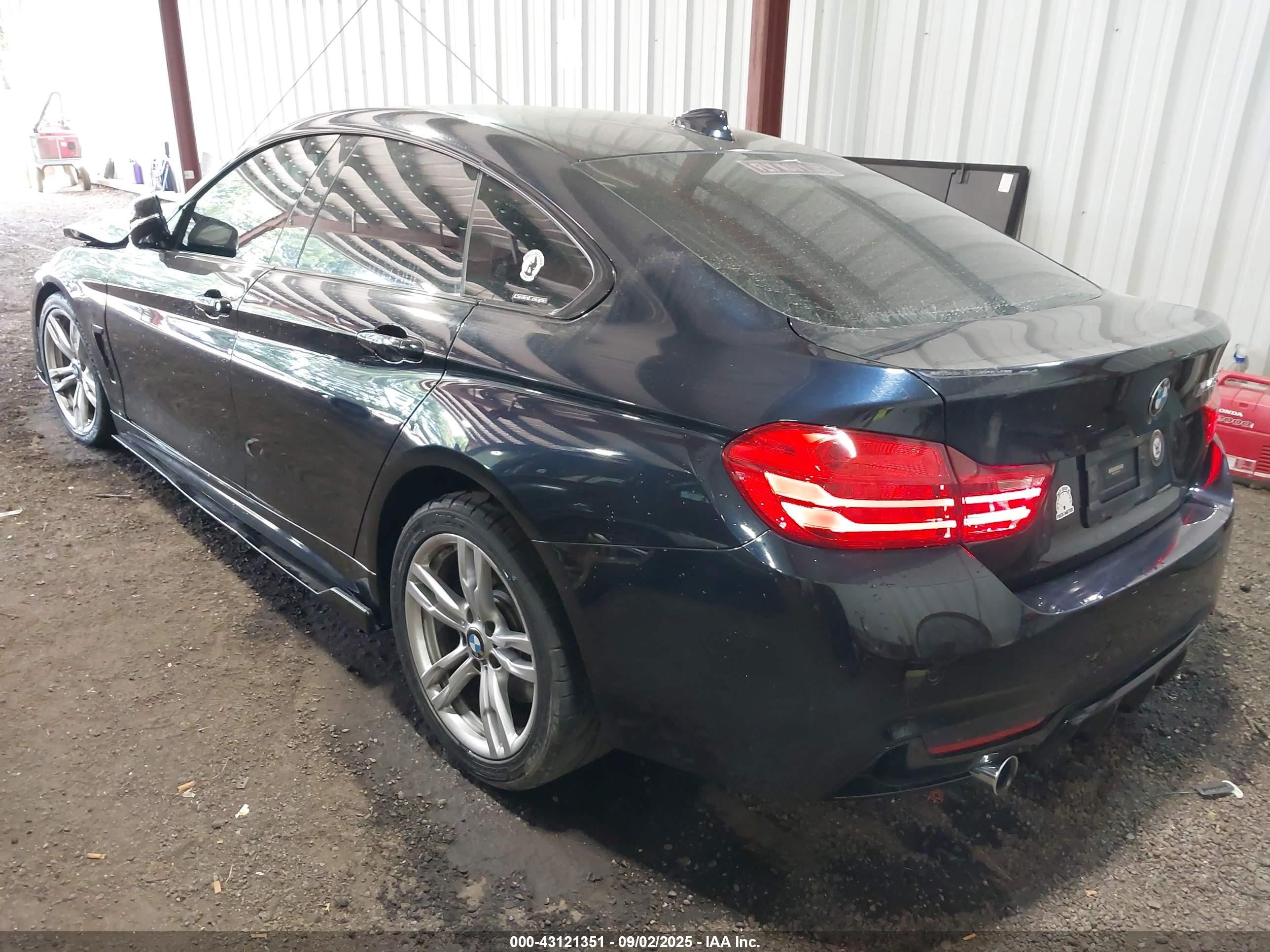 2015 Bmw 435i Gran Coupe Blue vin: WBA4B1C52FD418373