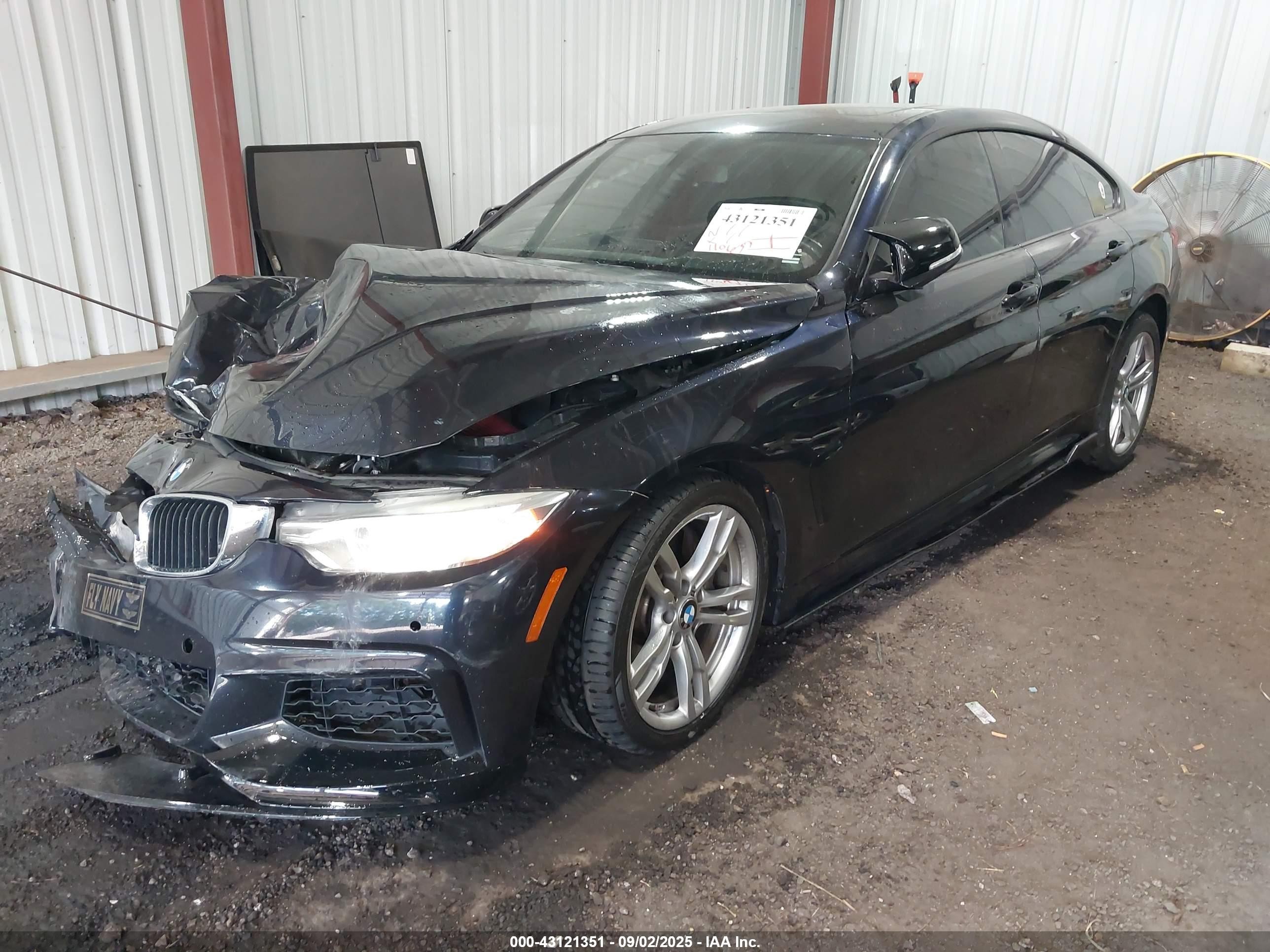2015 Bmw 435i Gran Coupe Blue vin: WBA4B1C52FD418373