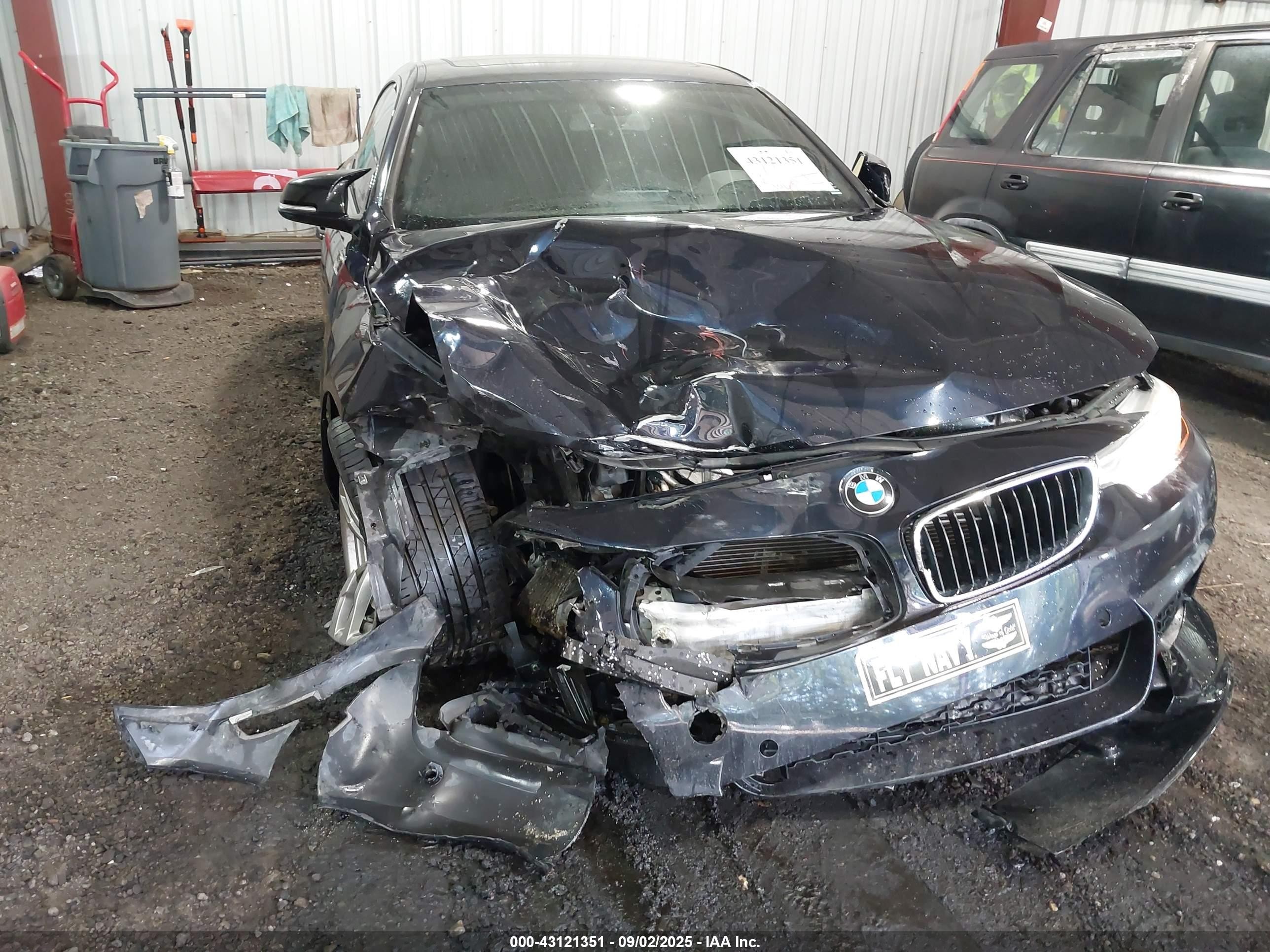 2015 Bmw 435i Gran Coupe Blue vin: WBA4B1C52FD418373
