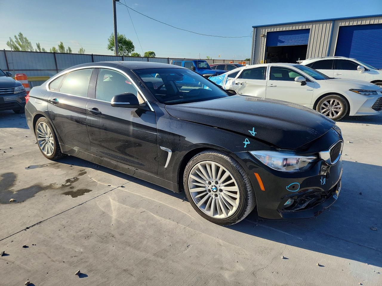 2015 Bmw 435 I Gran Coupe Black vin: WBA4B1C52FG241306