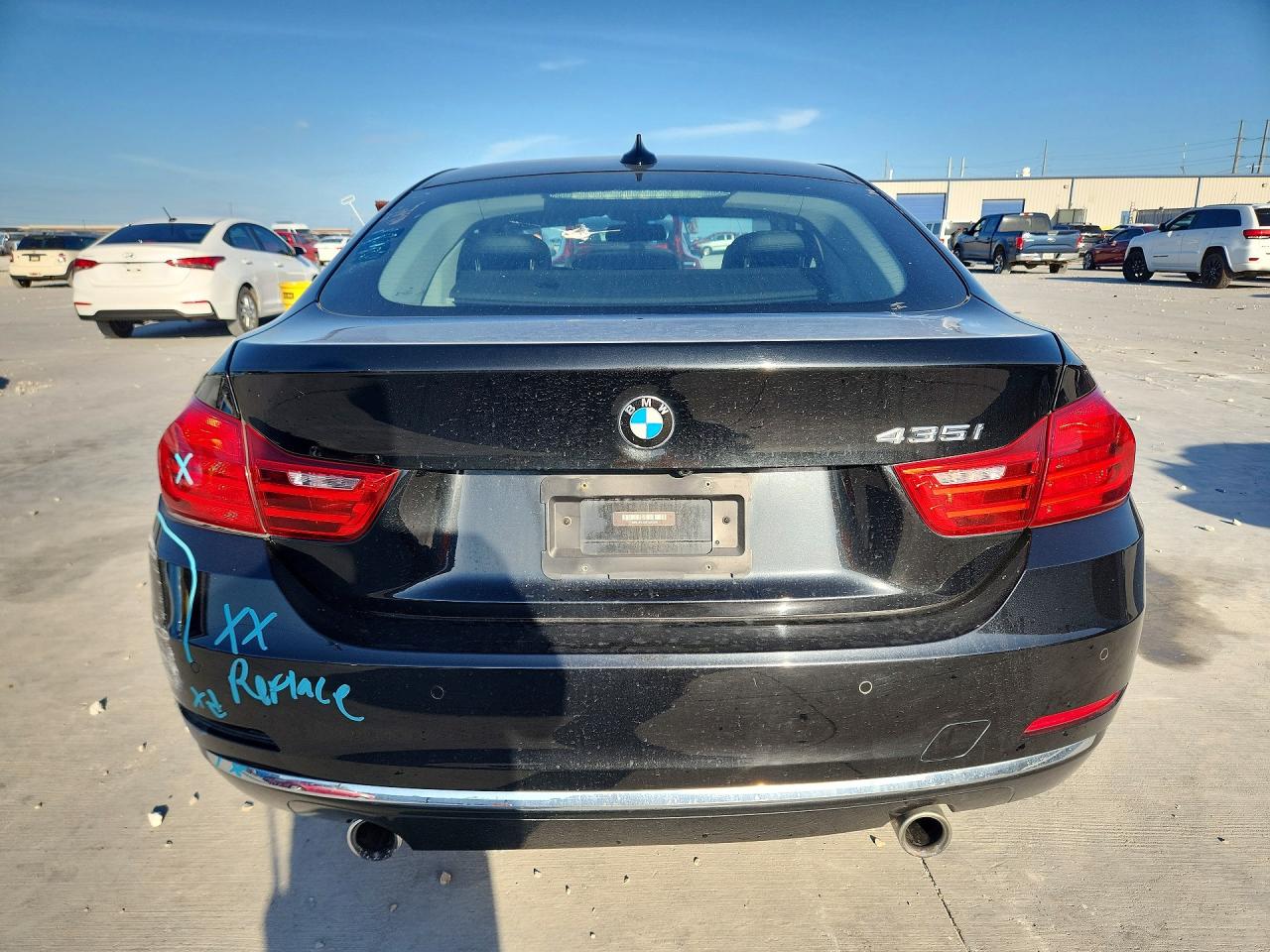 2015 Bmw 435 I Gran Coupe Black vin: WBA4B1C52FG241306