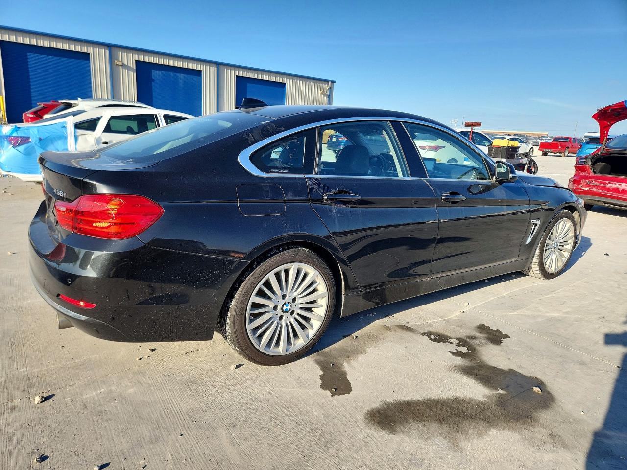 2015 Bmw 435 I Gran Coupe Black vin: WBA4B1C52FG241306
