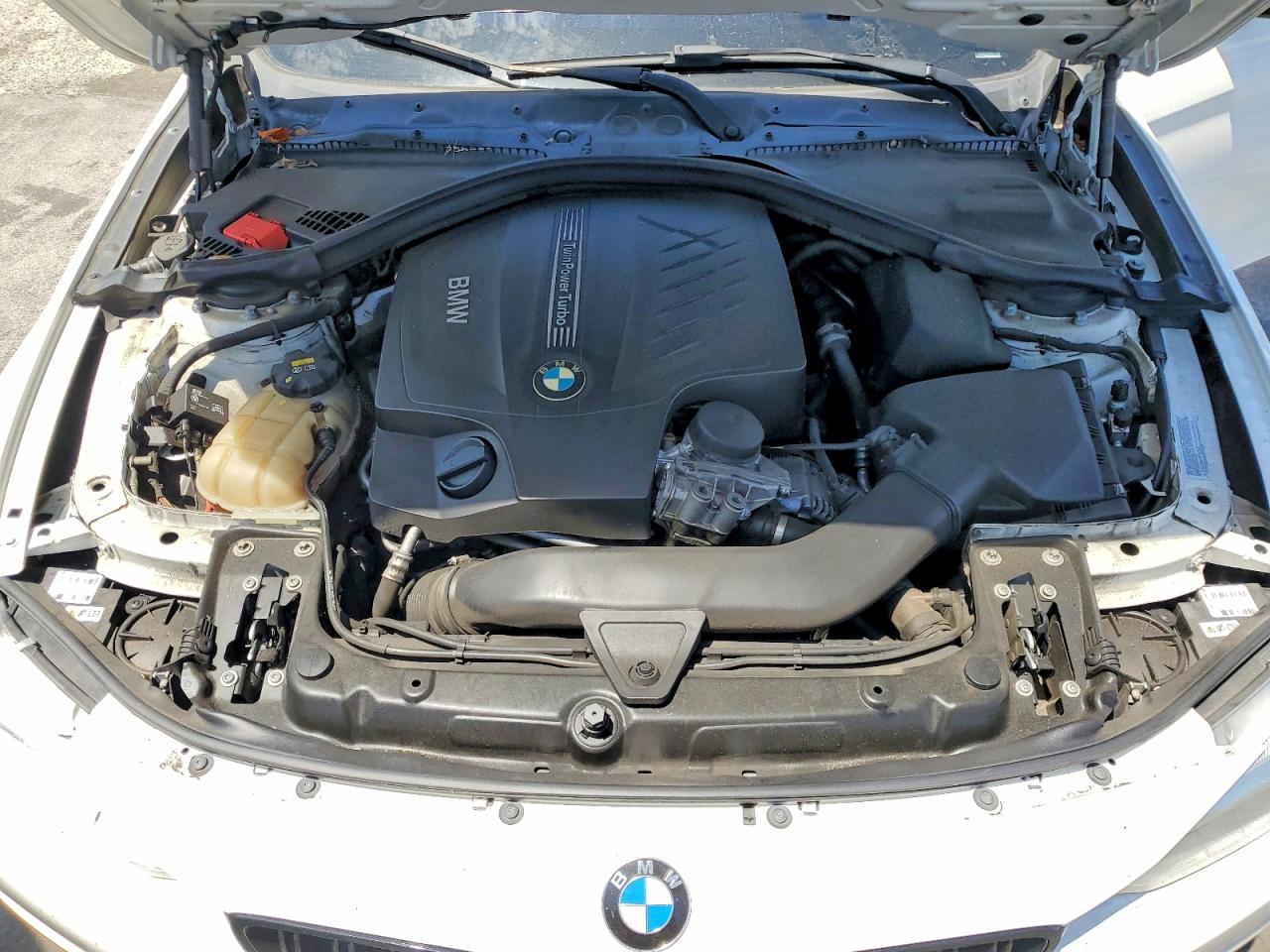 2015 Bmw 435 I Gran Coupe White vin: WBA4B1C54FG241601