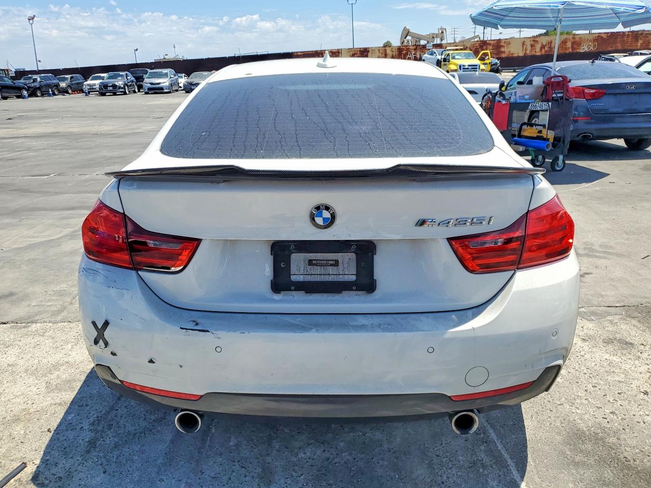2015 Bmw 435 I Gran Coupe White vin: WBA4B1C54FG241601