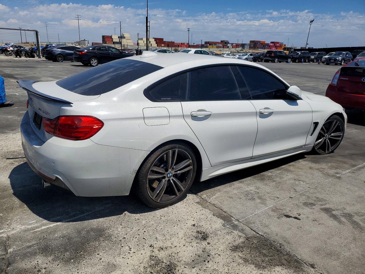 2015 Bmw 435 I Gran Coupe White vin: WBA4B1C54FG241601