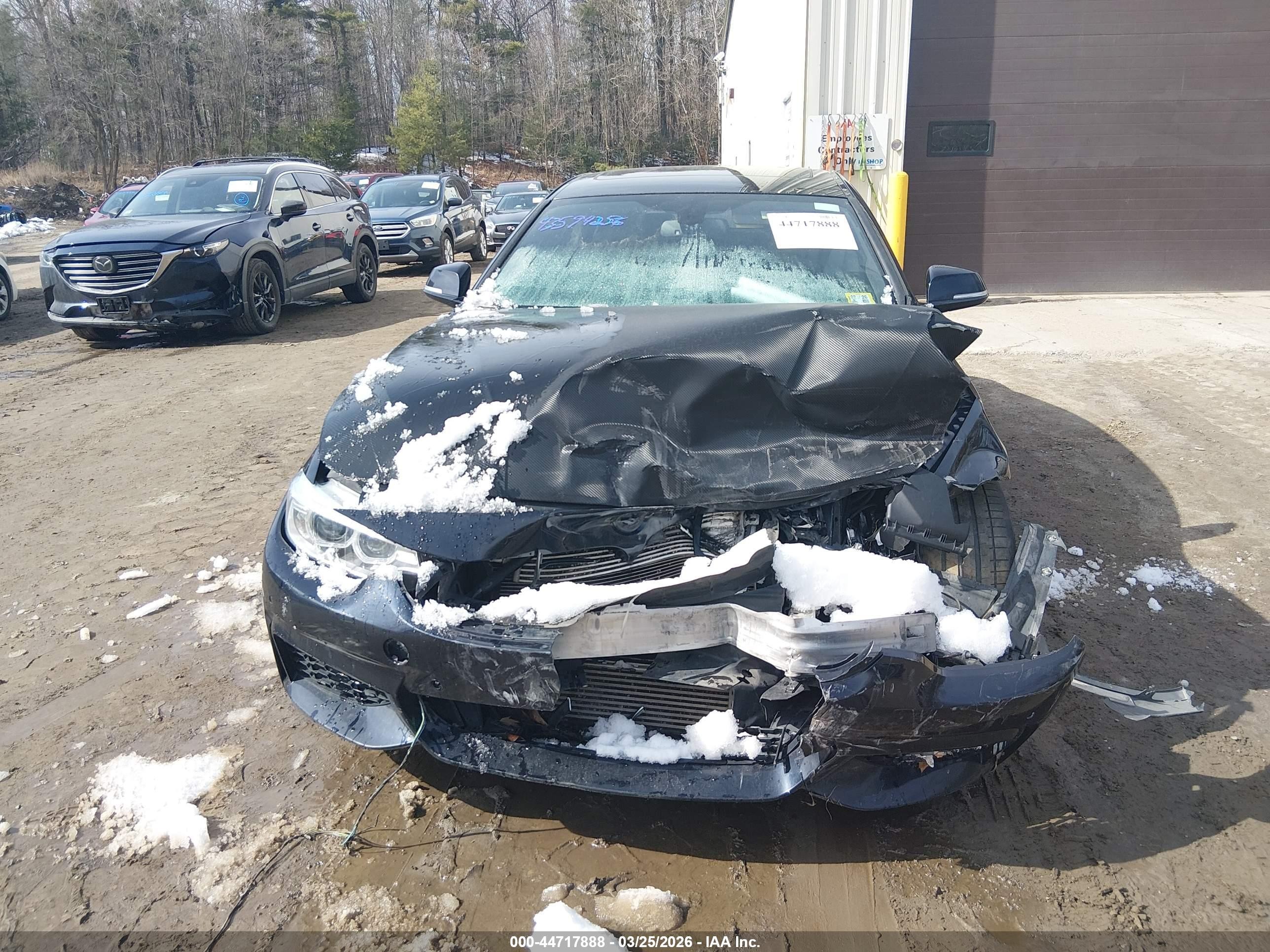 2015 Bmw 435i Gran Coupe   Black vin: WBA4B1C55FG241106