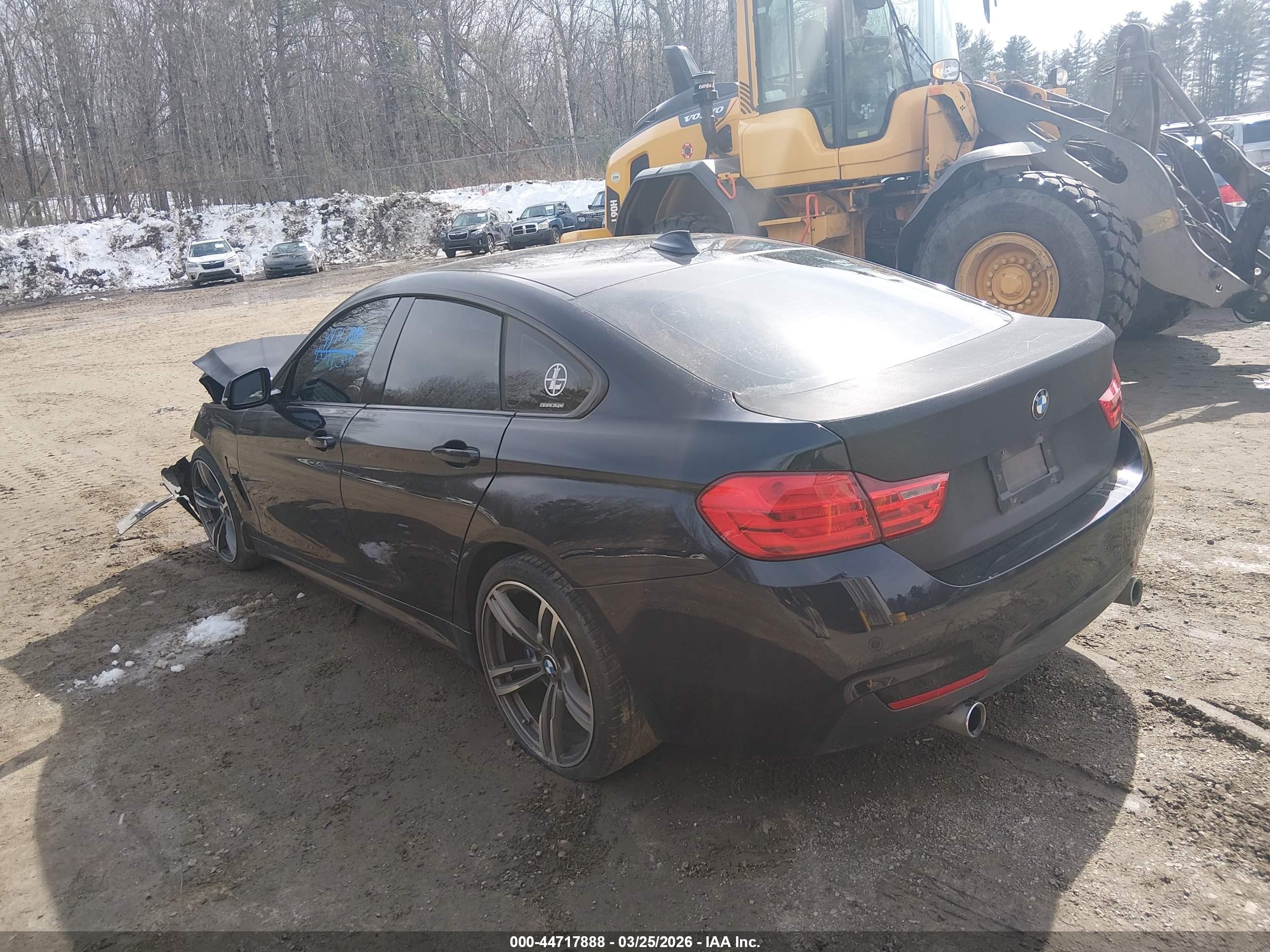 2015 Bmw 435i Gran Coupe   Black vin: WBA4B1C55FG241106