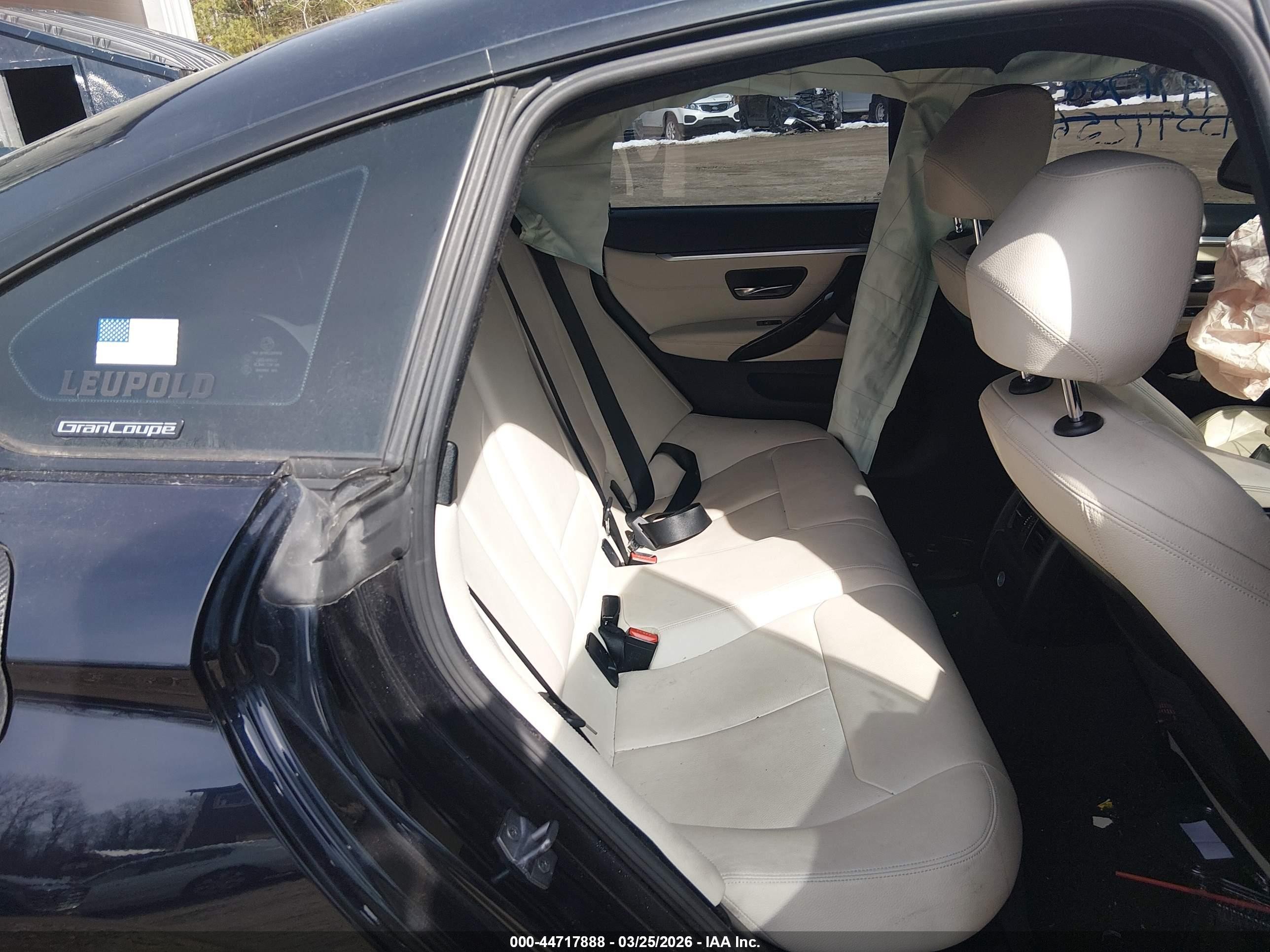 2015 Bmw 435i Gran Coupe   Black vin: WBA4B1C55FG241106