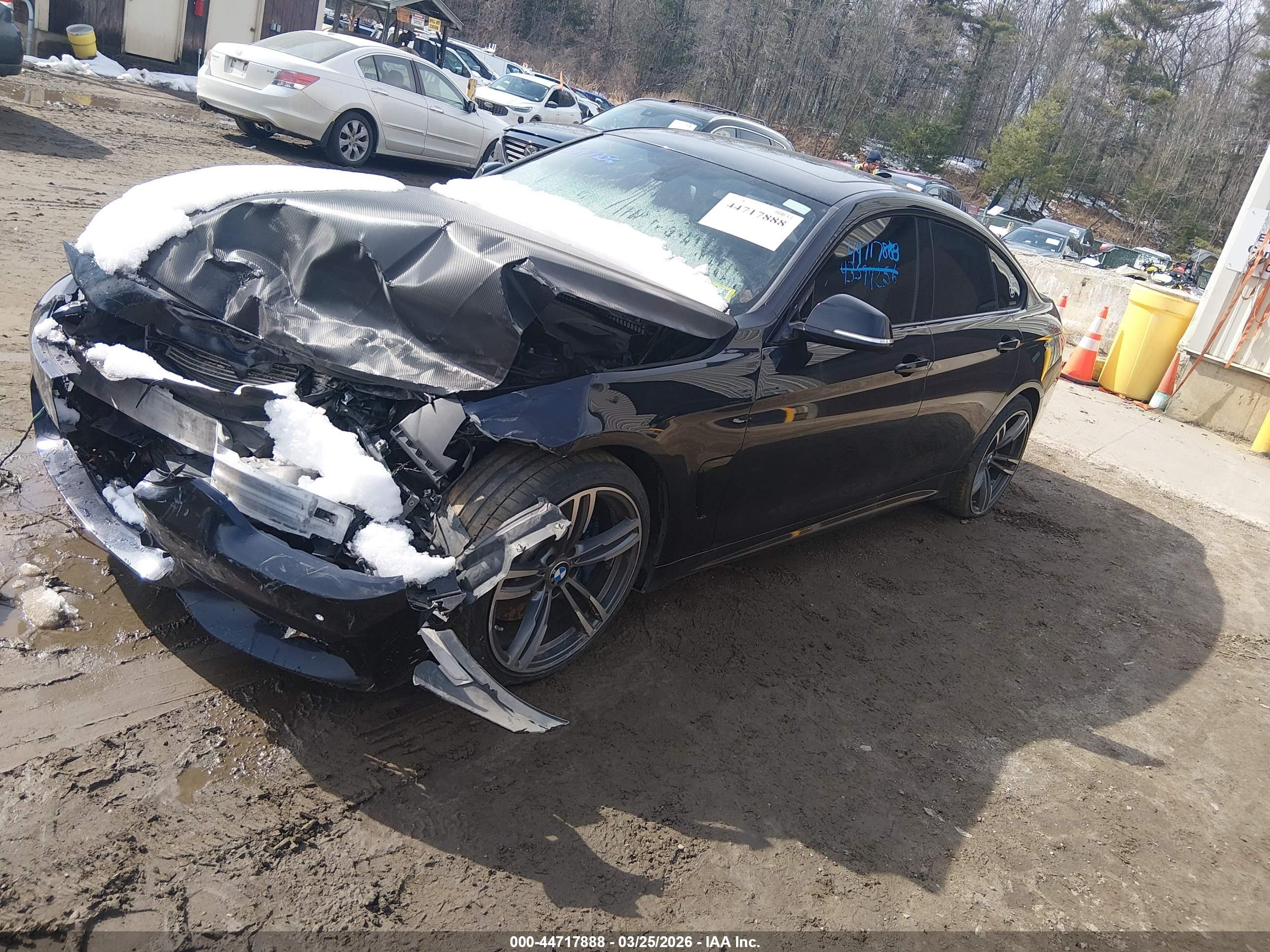 2015 Bmw 435i Gran Coupe   Black vin: WBA4B1C55FG241106