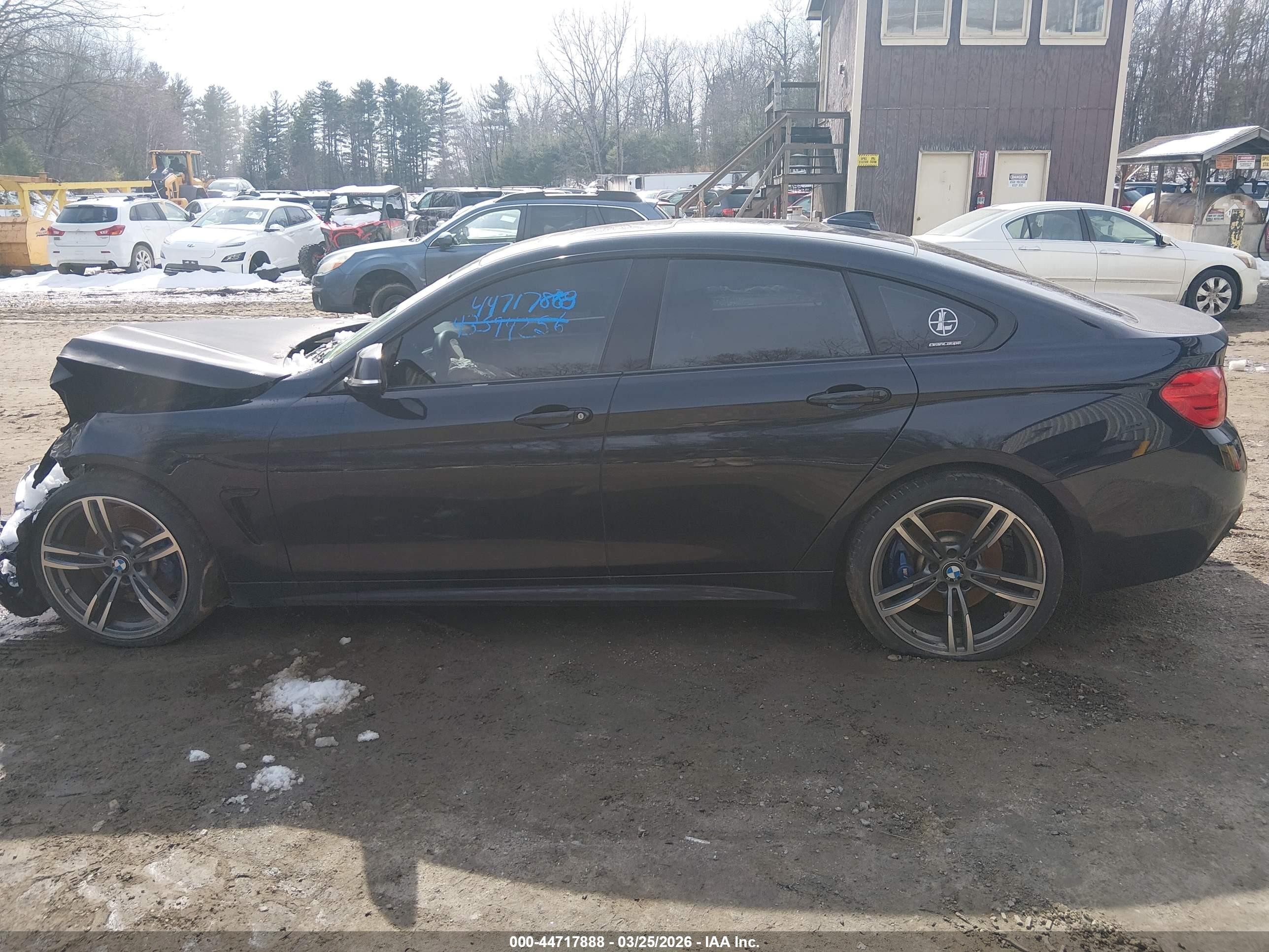 2015 Bmw 435i Gran Coupe   Black vin: WBA4B1C55FG241106