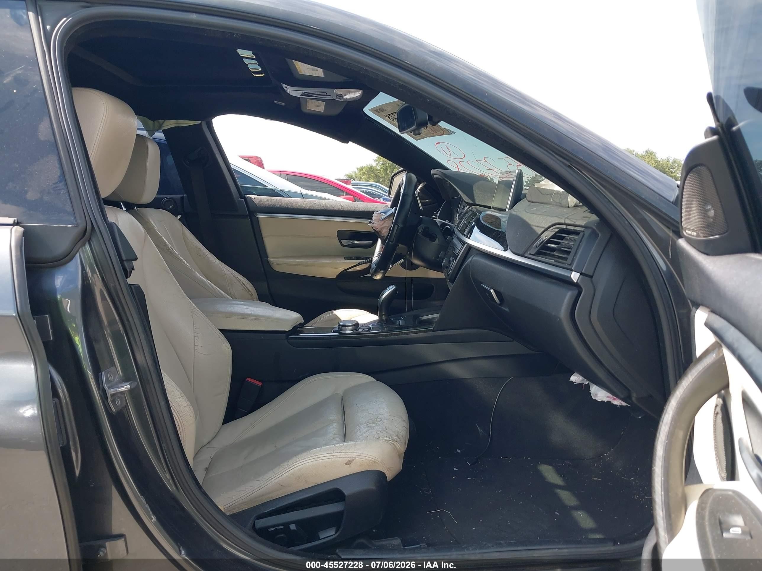 2015 Bmw 435i Gran Coupe   Gray vin: WBA4B1C55FG241557