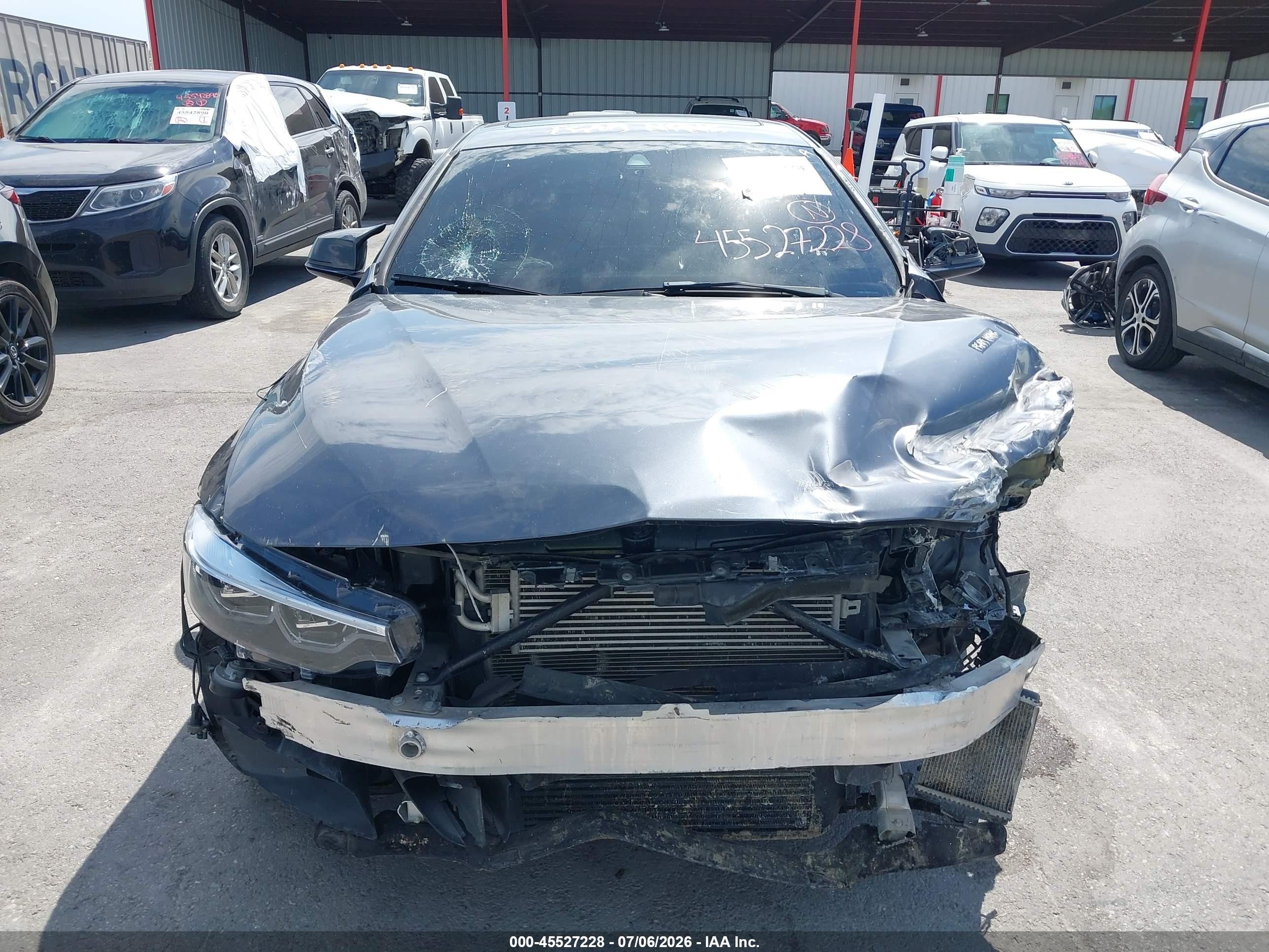 2015 Bmw 435i Gran Coupe   Gray vin: WBA4B1C55FG241557