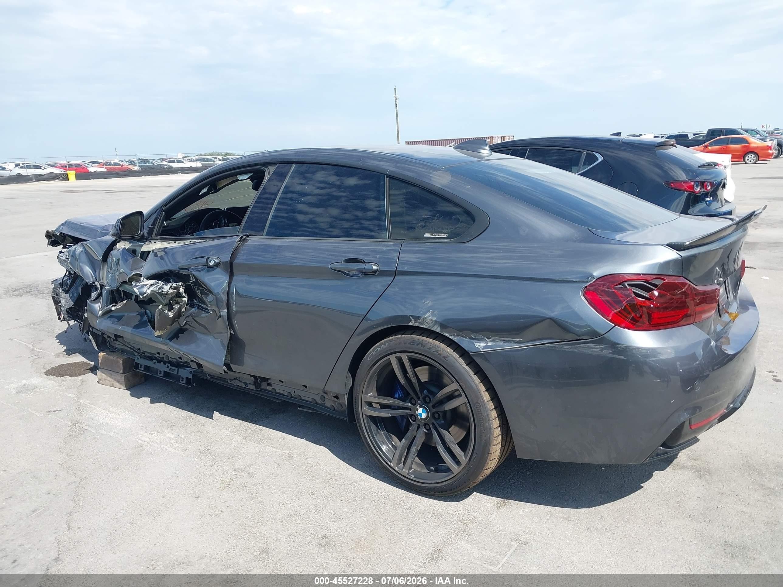 2015 Bmw 435i Gran Coupe   Gray vin: WBA4B1C55FG241557