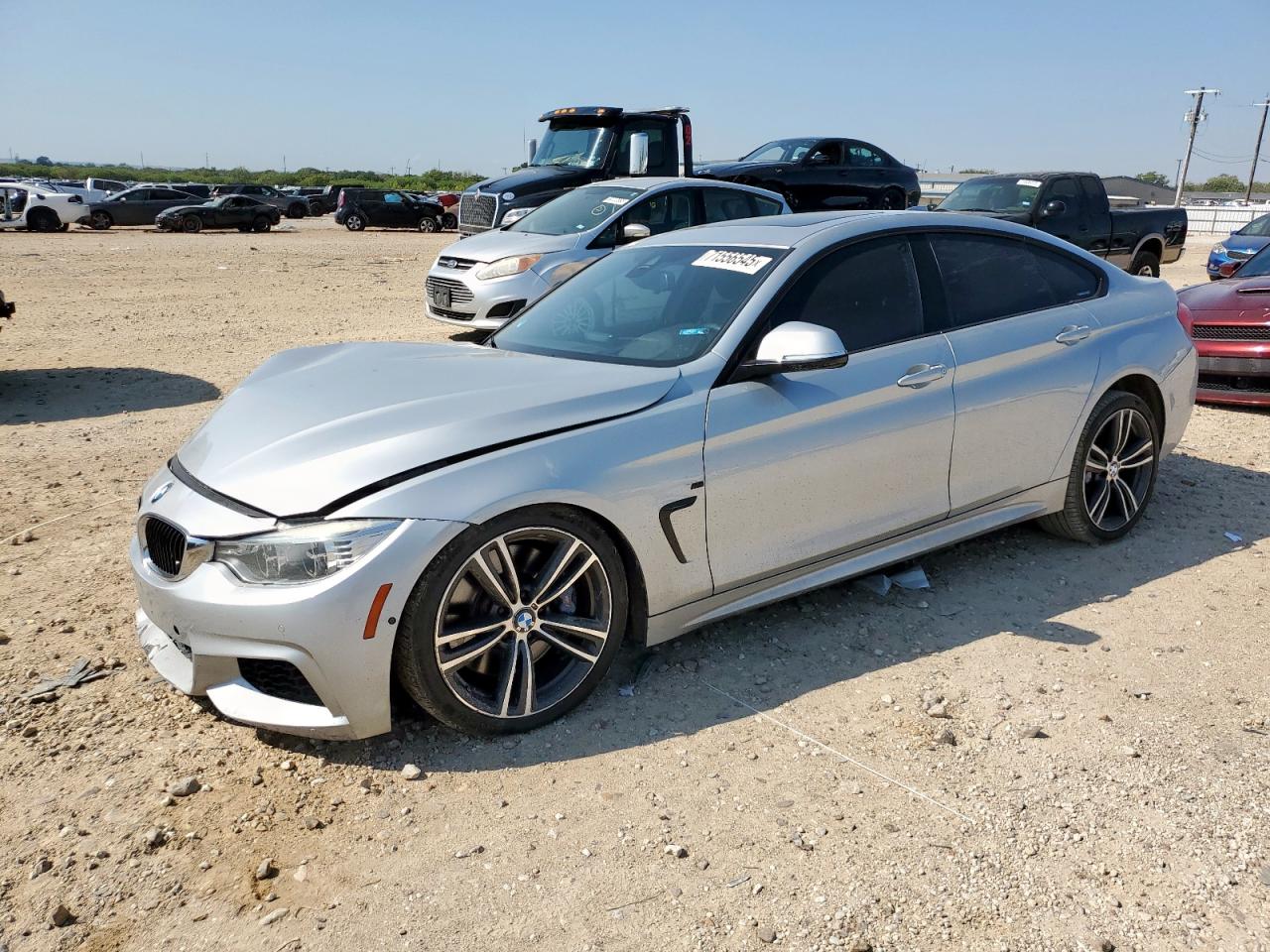 2015 Bmw 435 I Gran Coupe Silver vin: WBA4B1C56FG241213