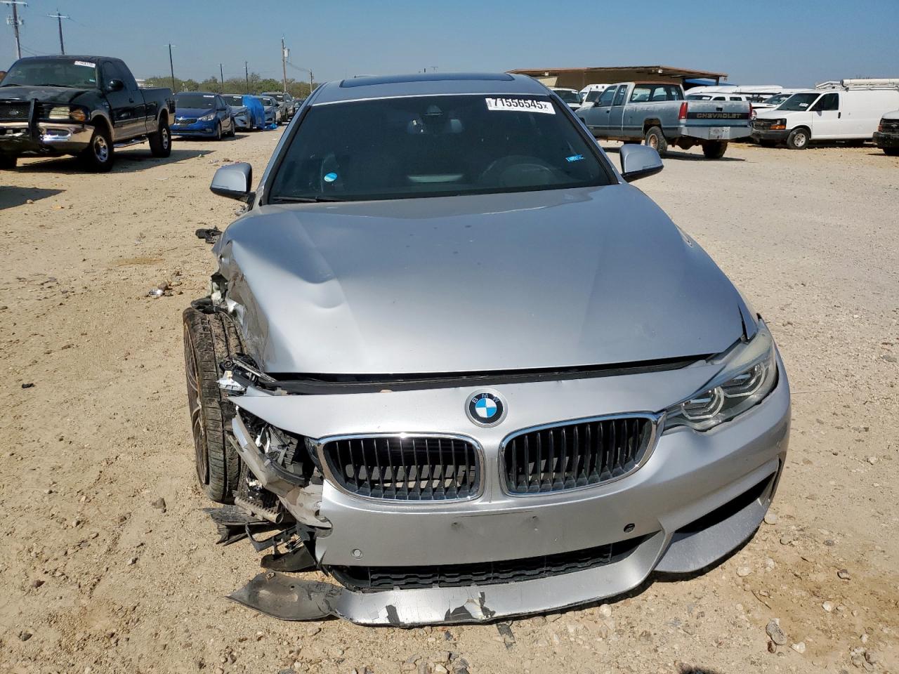 2015 Bmw 435 I Gran Coupe Серебряный vin: WBA4B1C56FG241213