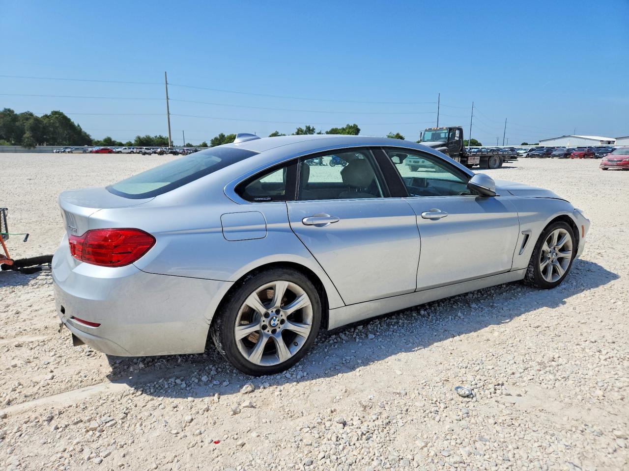 2015 Bmw 435 I Gran Coupe Silver vin: WBA4B1C56FG241468