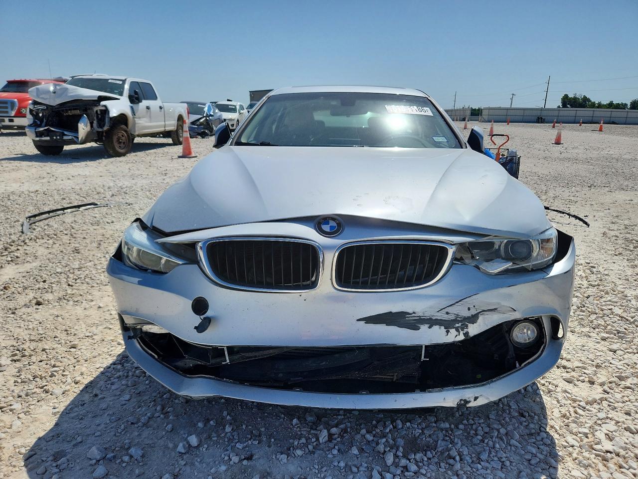 2015 Bmw 435 I Gran Coupe Silver vin: WBA4B1C56FG241468