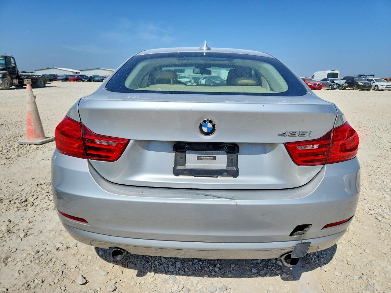 2015 Bmw 435 I Gran Coupe Silver vin: WBA4B1C56FG241468