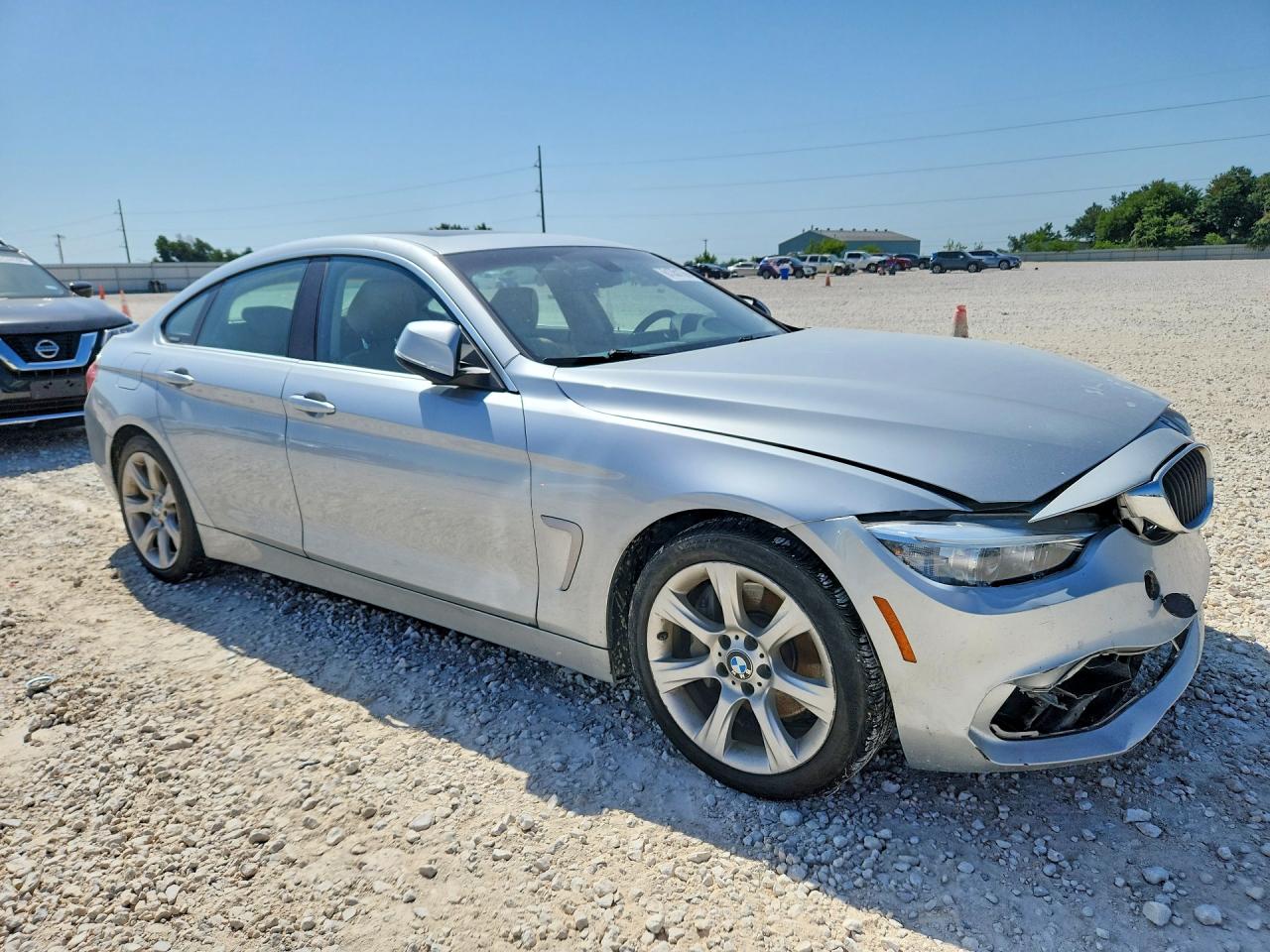 2015 Bmw 435 I Gran Coupe Silver vin: WBA4B1C56FG241468