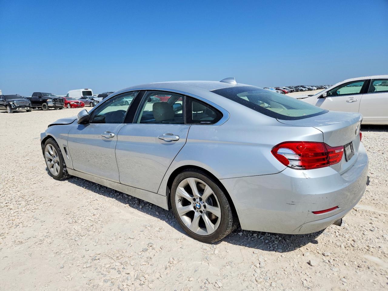 2015 Bmw 435 I Gran Coupe Silver vin: WBA4B1C56FG241468