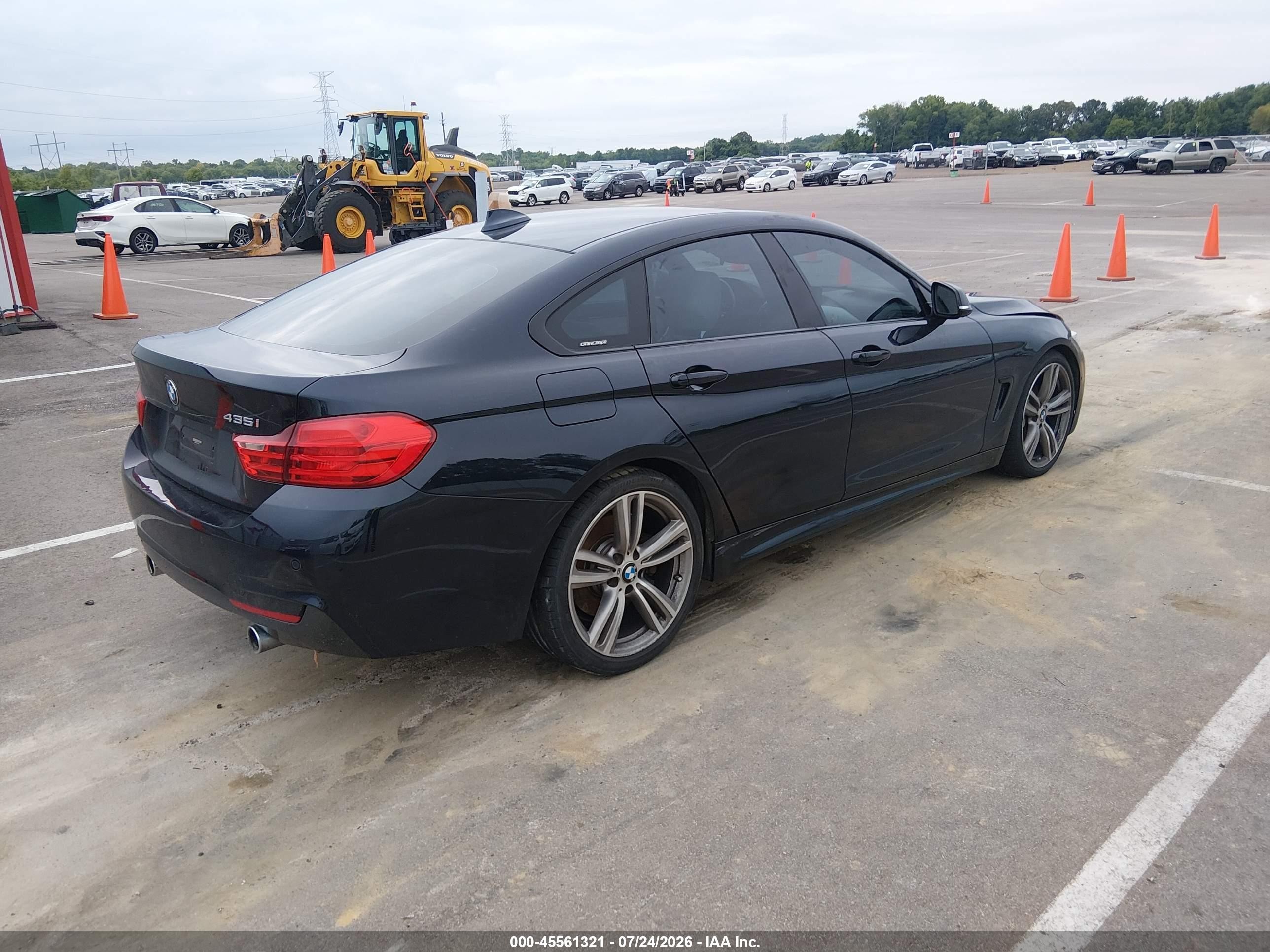 2015 Bmw 435i Gran Coupe Dark Blue vin: WBA4B1C57FD418191