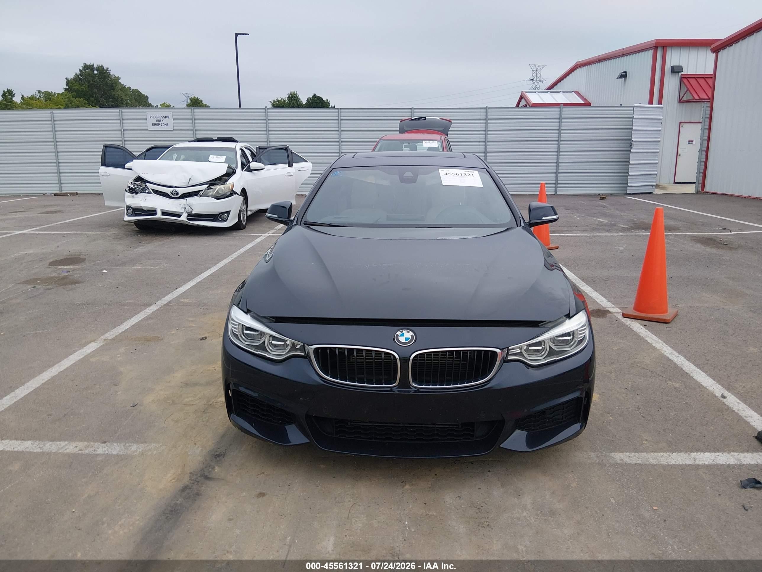 2015 Bmw 435i Gran Coupe Dark Blue vin: WBA4B1C57FD418191