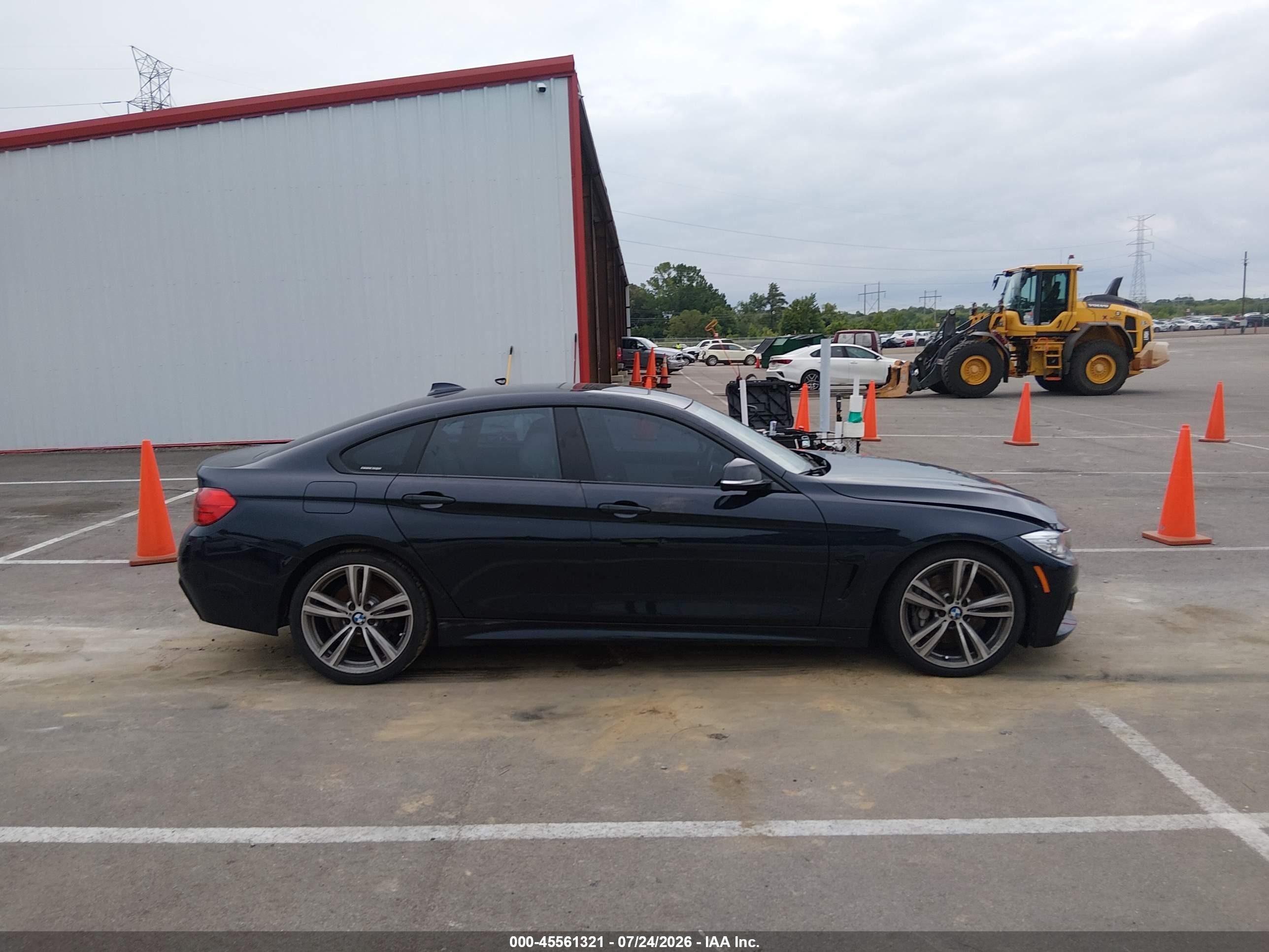 2015 Bmw 435i Gran Coupe Dark Blue vin: WBA4B1C57FD418191